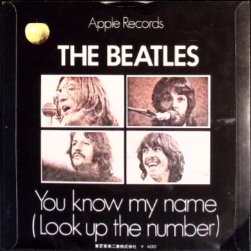 The Beatles - Let It Be / You Know My Name (Japan)
