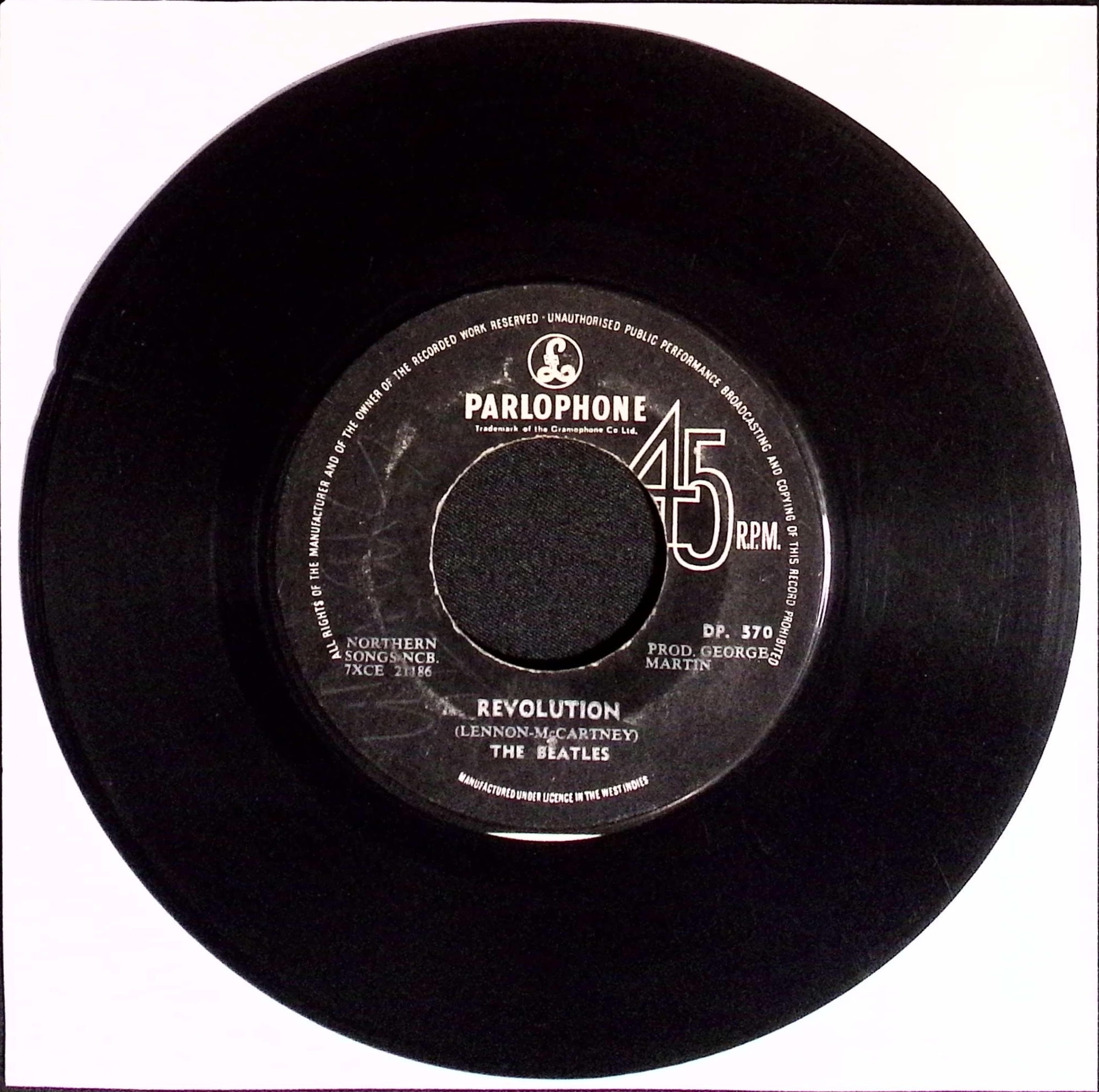 The Beatles - Hey Jude / Revolution (Jamaica)