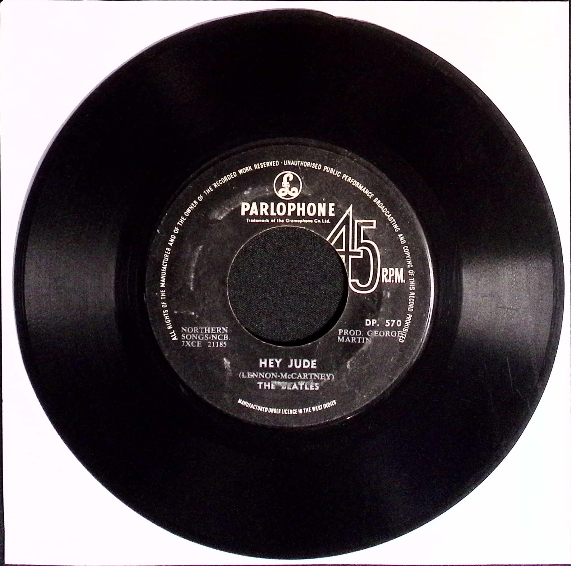 The Beatles - Hey Jude / Revolution (Jamaica)