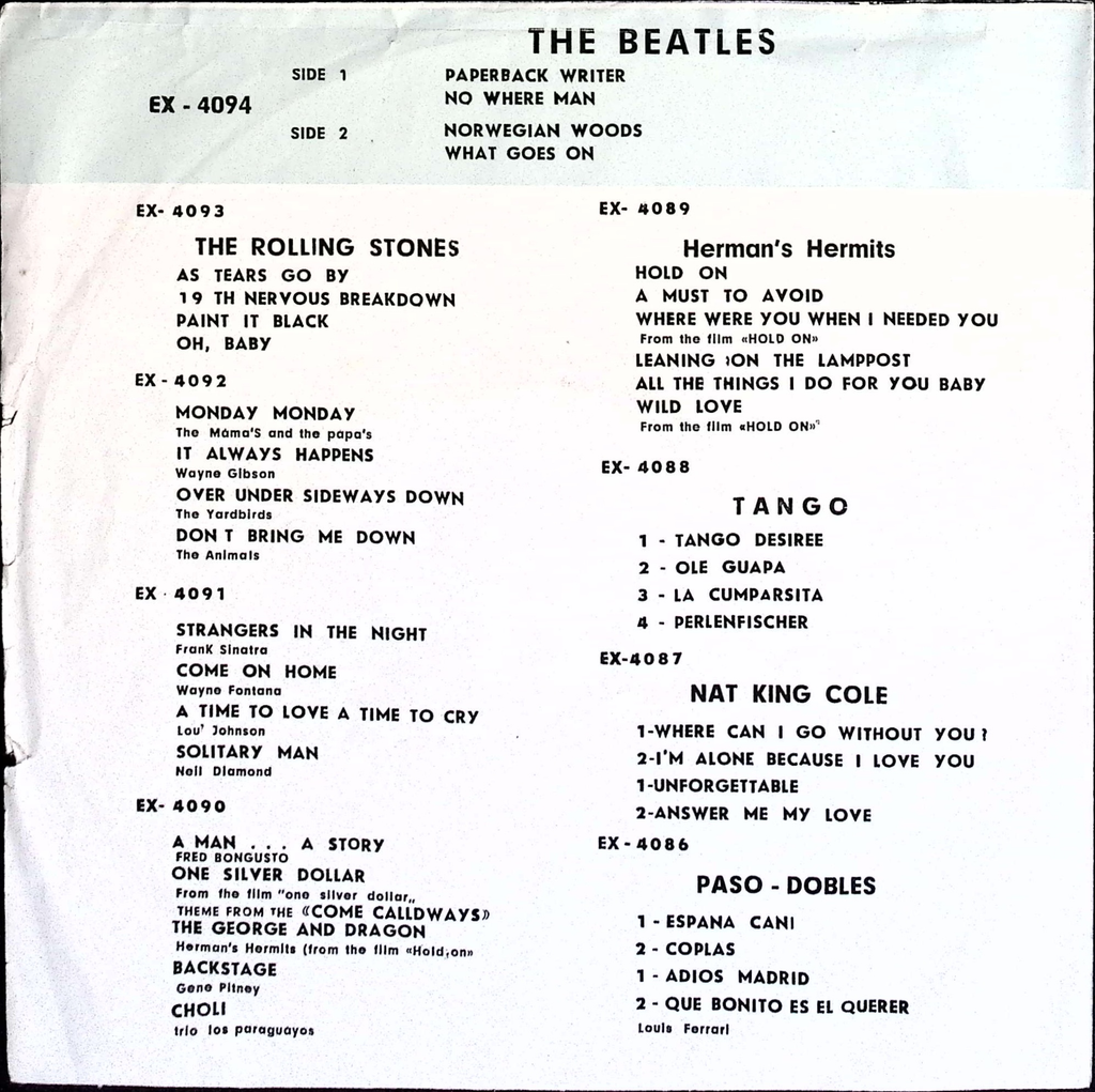 The Beatles - Paperback Writer (Iran)