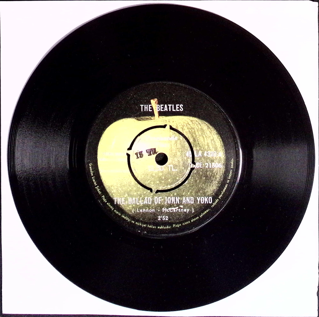 The Beatles - The Ballad of John and Yoko / The Old Brown Shoe (Turkey)