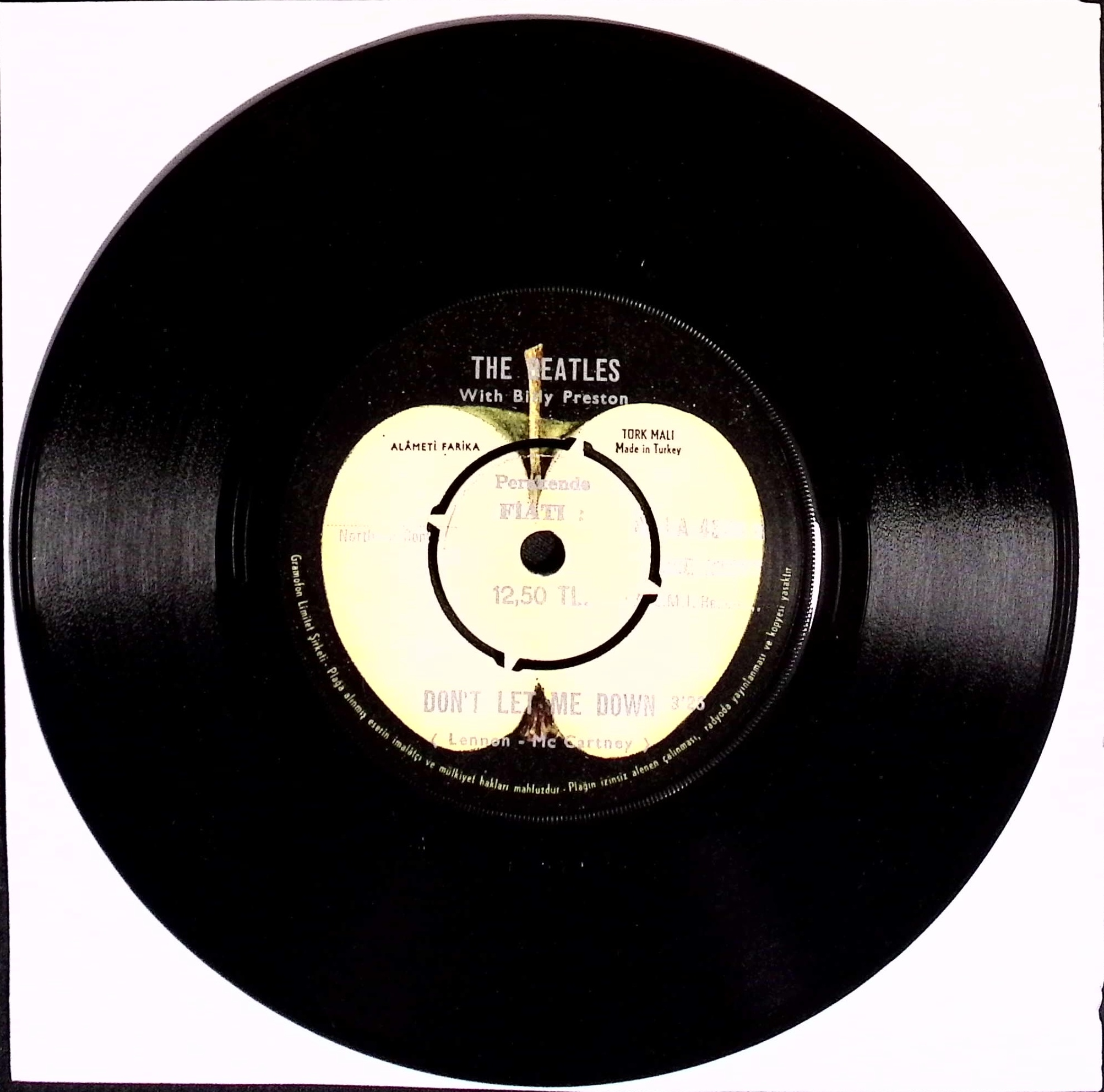 The Beatles - Get Back / Don’t Let Me Down (Turkey)