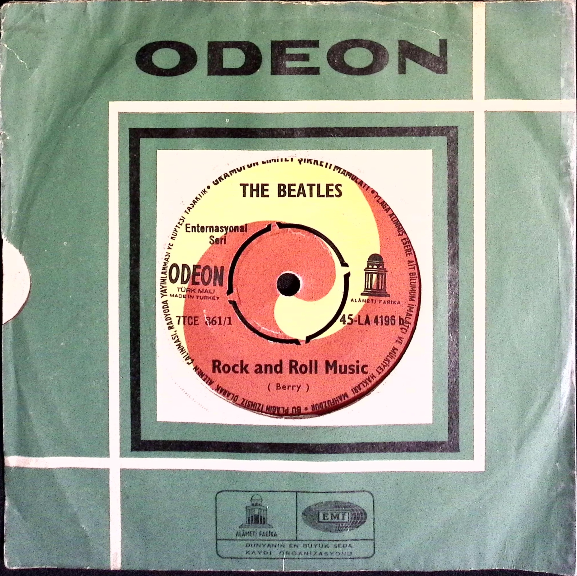 The Beatles - Eight Days A Week / Rock and Roll Music (Turkey)