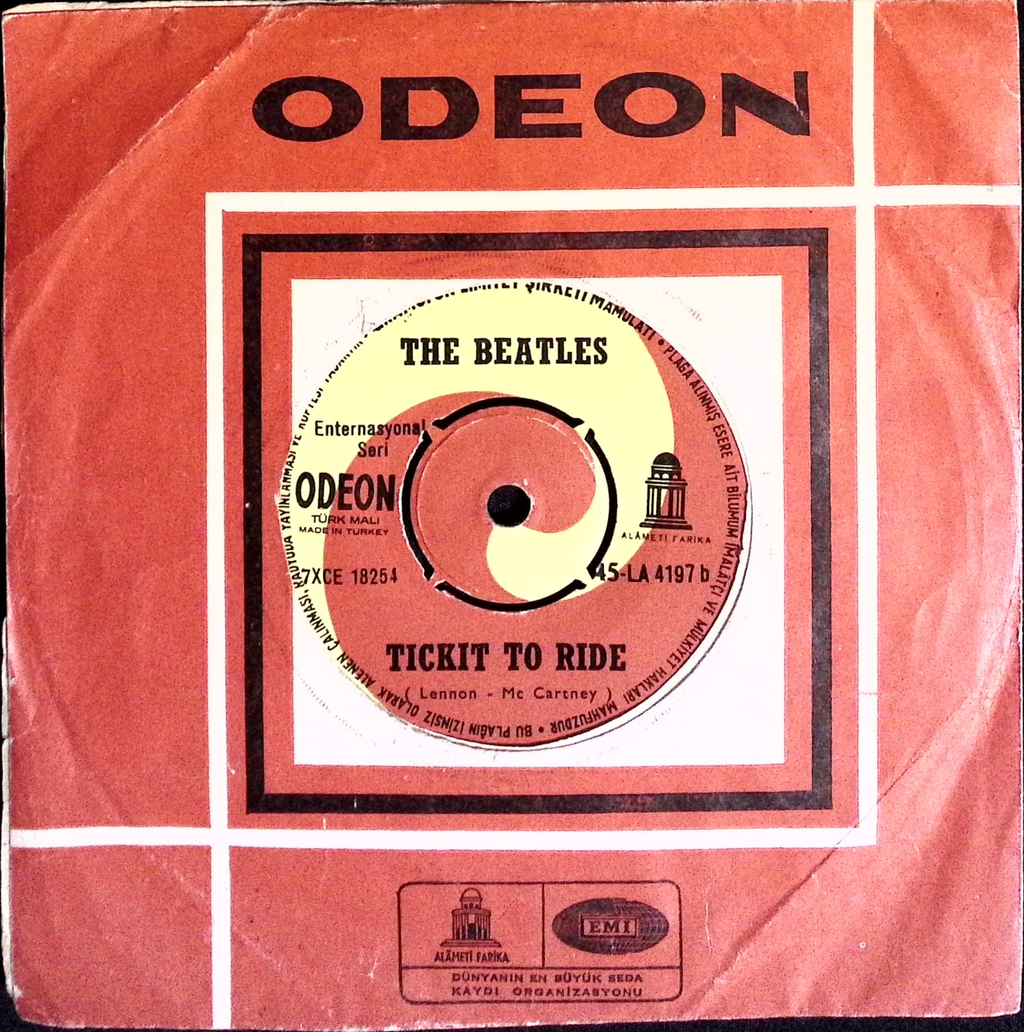The Beatles - Yes It Is / Ticket To Ride (Turkey)