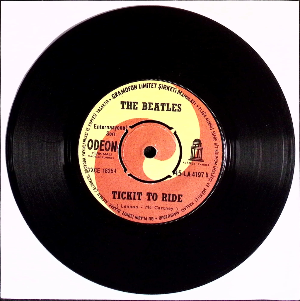 The Beatles - Yes It Is / Ticket To Ride (Turkey)