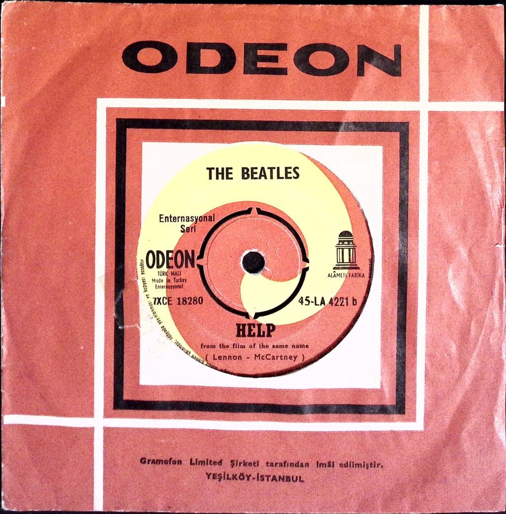 The Beatles - I Am Down / Help! (Turkey)