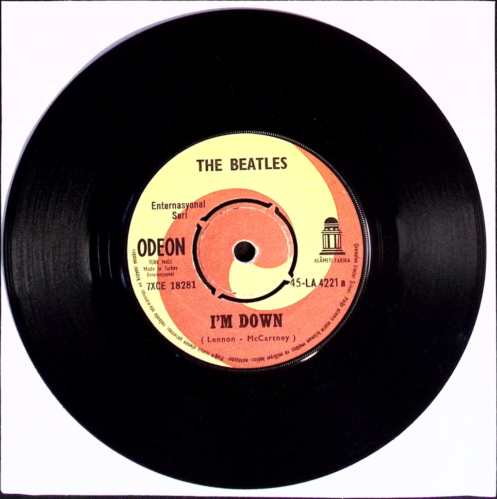 The Beatles - I Am Down / Help! (Turkey)