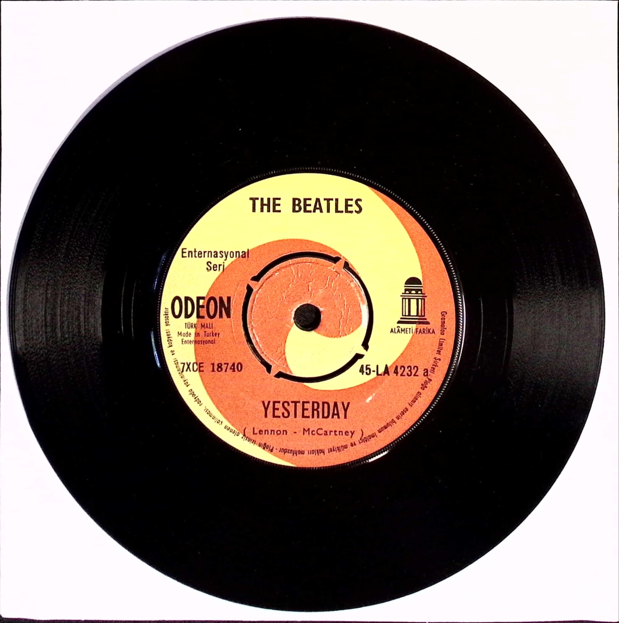 The Beatles - Yesterday / Dizzy Miss Lizzy (Turkey)