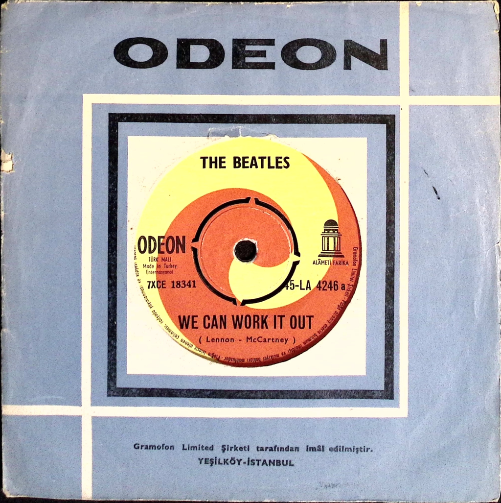 The Beatles - We Can Work It Out / Day Tripper (Turkey)