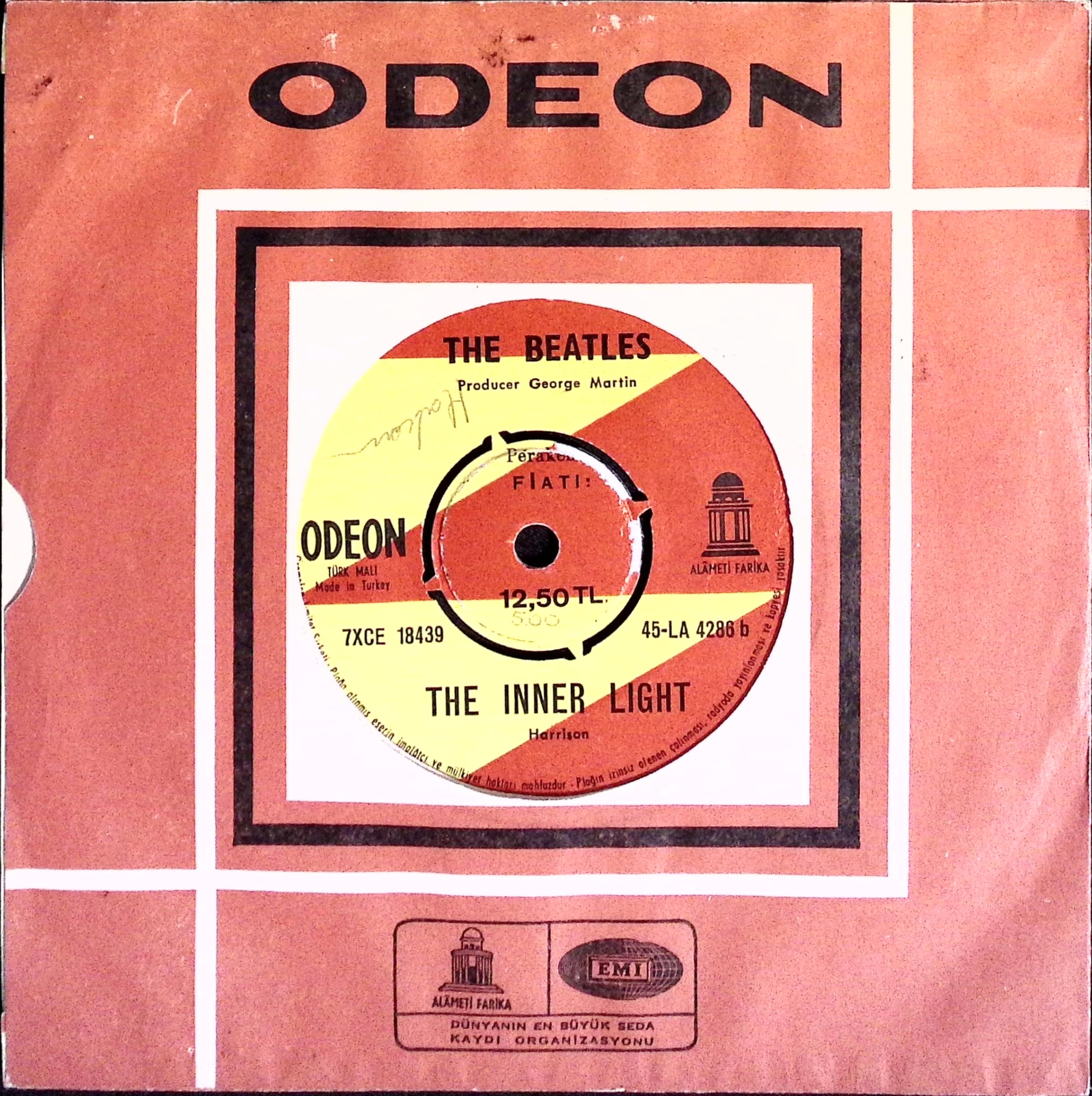 The Beatles - Lady Madonna / The Inner Light (Turkey)