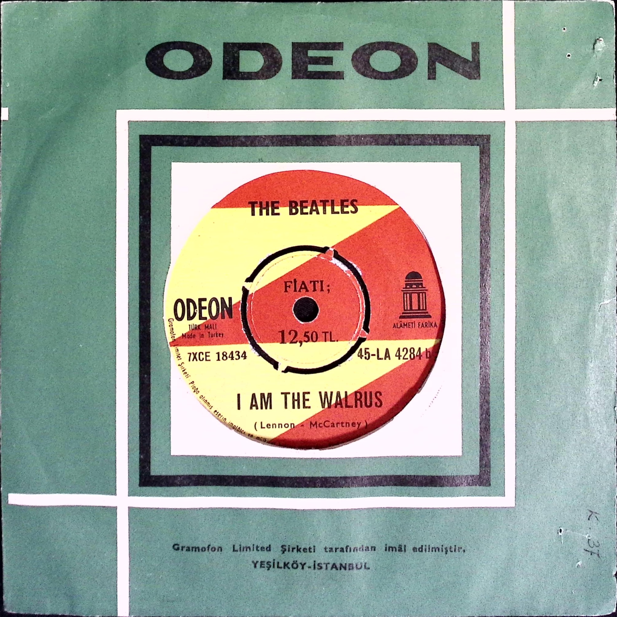 The Beatles - Hello Goodbye / I Am the Walrus (Turkey)