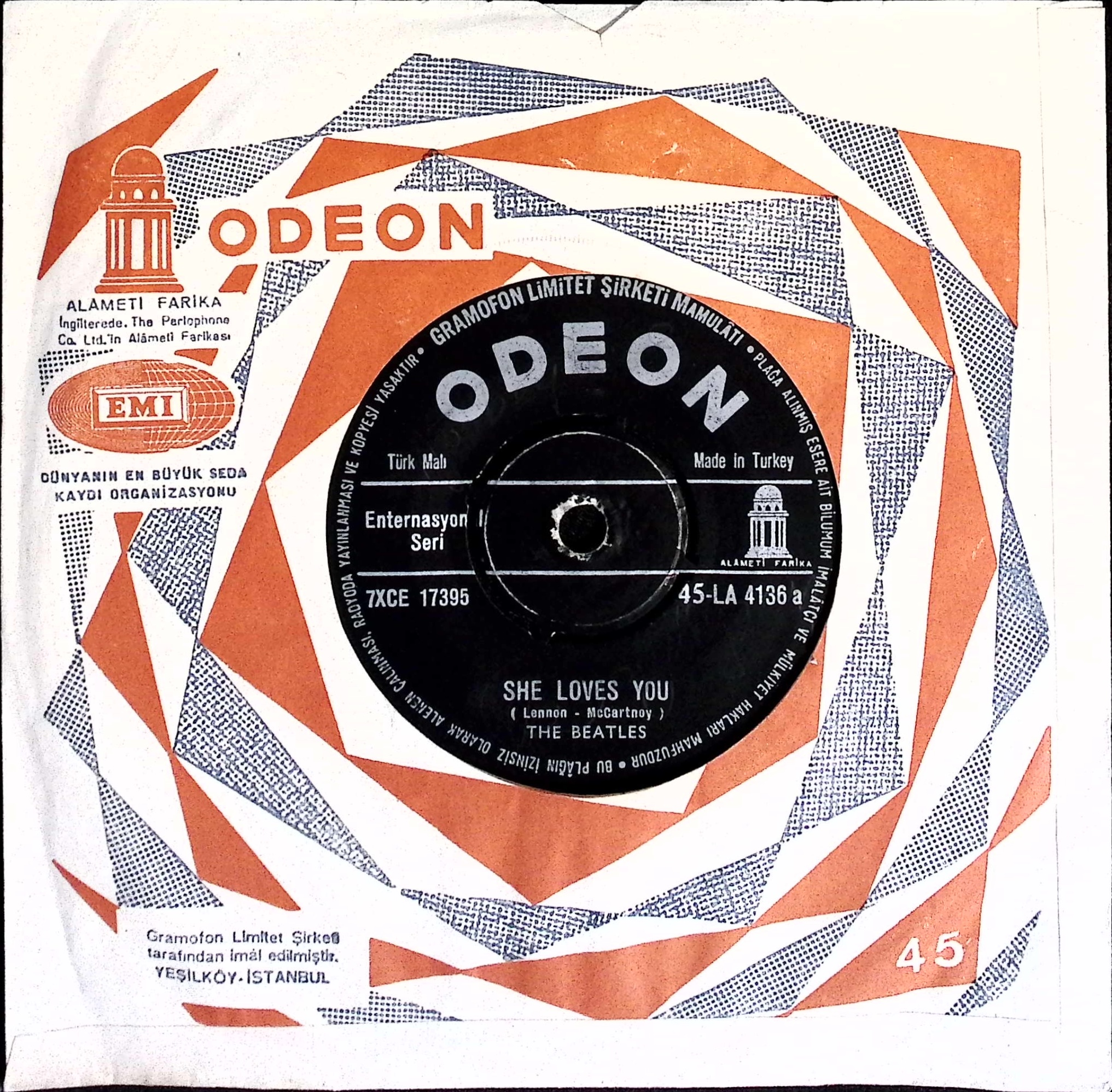 The Beatles - She Loves You / I’ll Get You (Turkey)