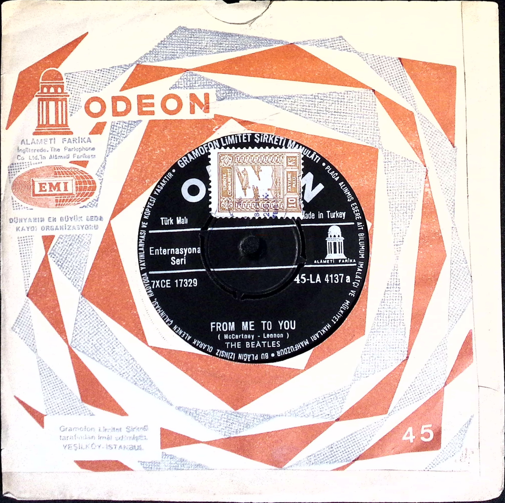 The Beatles - From Me To You / Thank You Girl (Turkey)