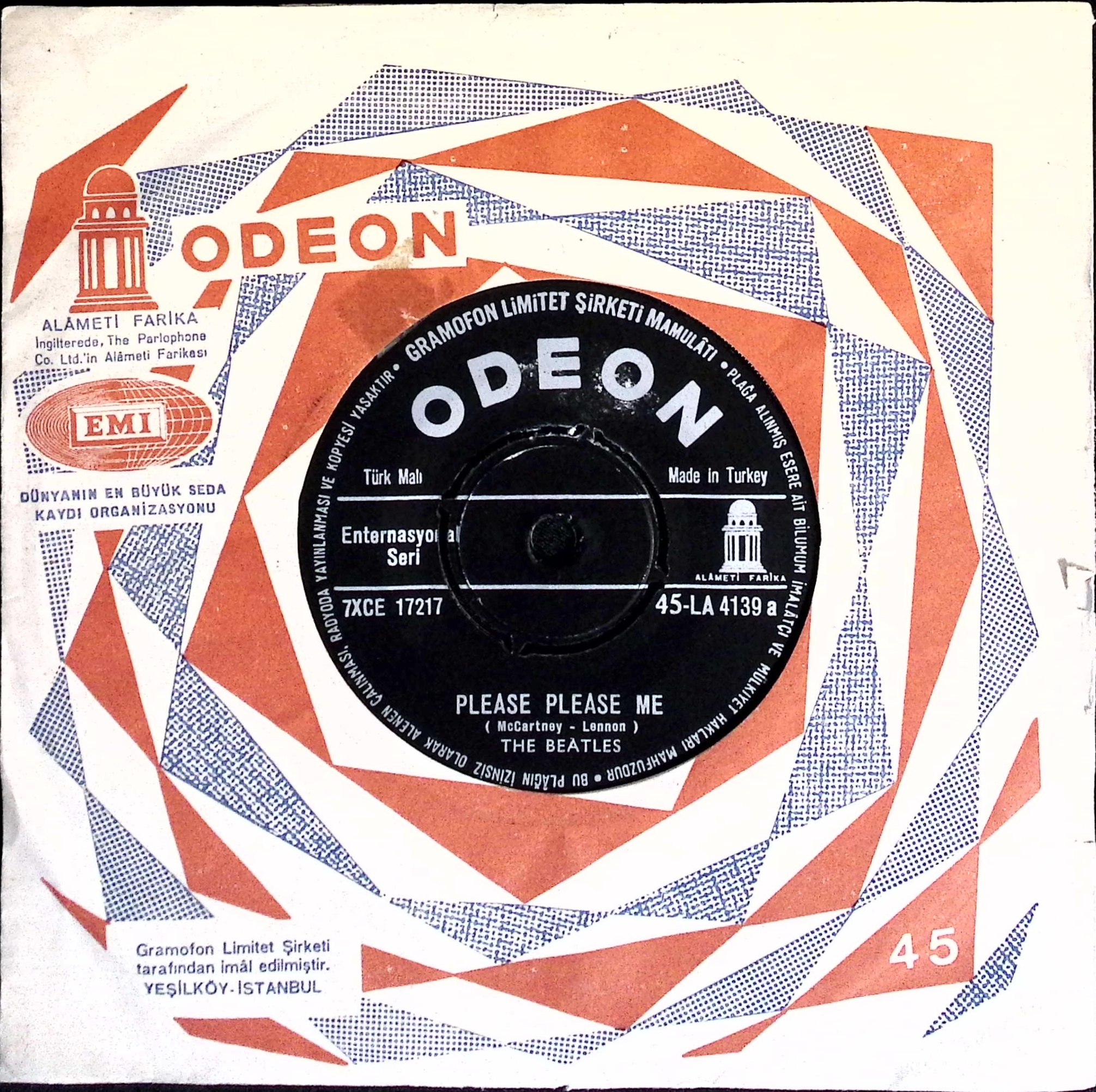The Beatles - Please Please Me / Ask Me Why (Turkey)