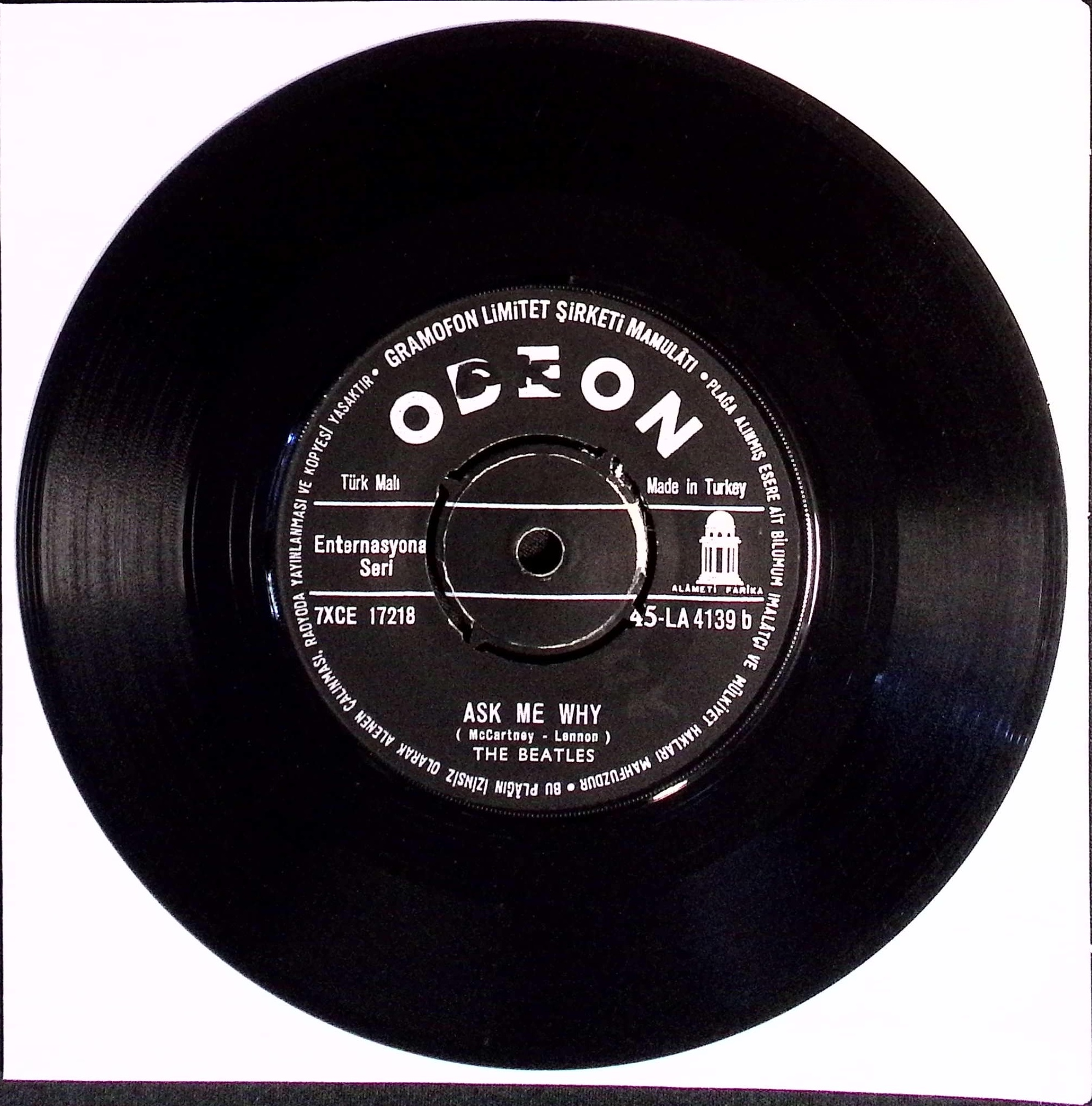 The Beatles - Please Please Me / Ask Me Why (Turkey)