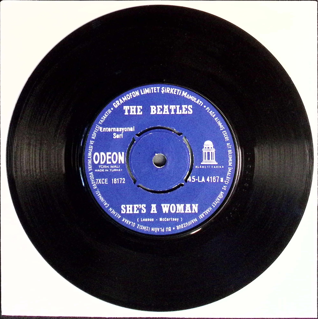 The Beatles - She Is A Woman / I Feel Fine (Turkey)