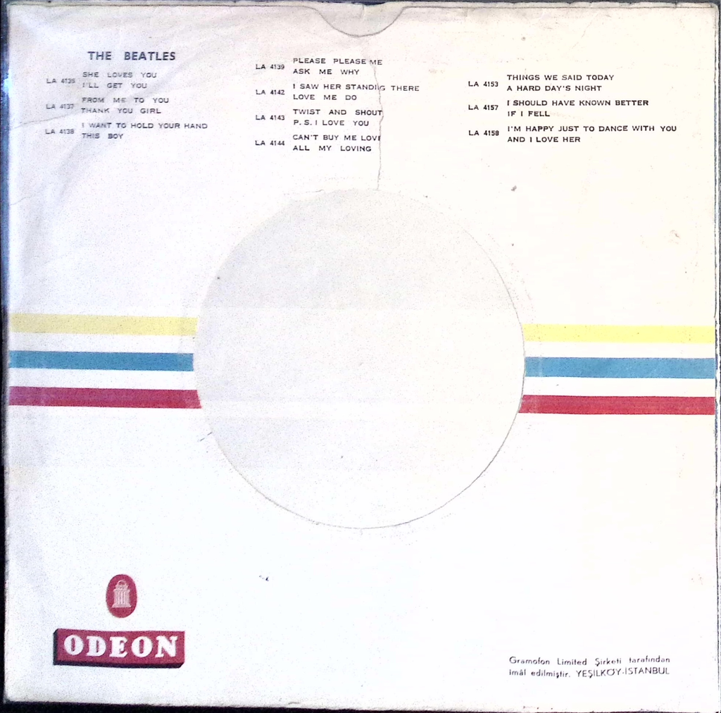 The Beatles - She Loves You / I’ll Get You (Turkey)