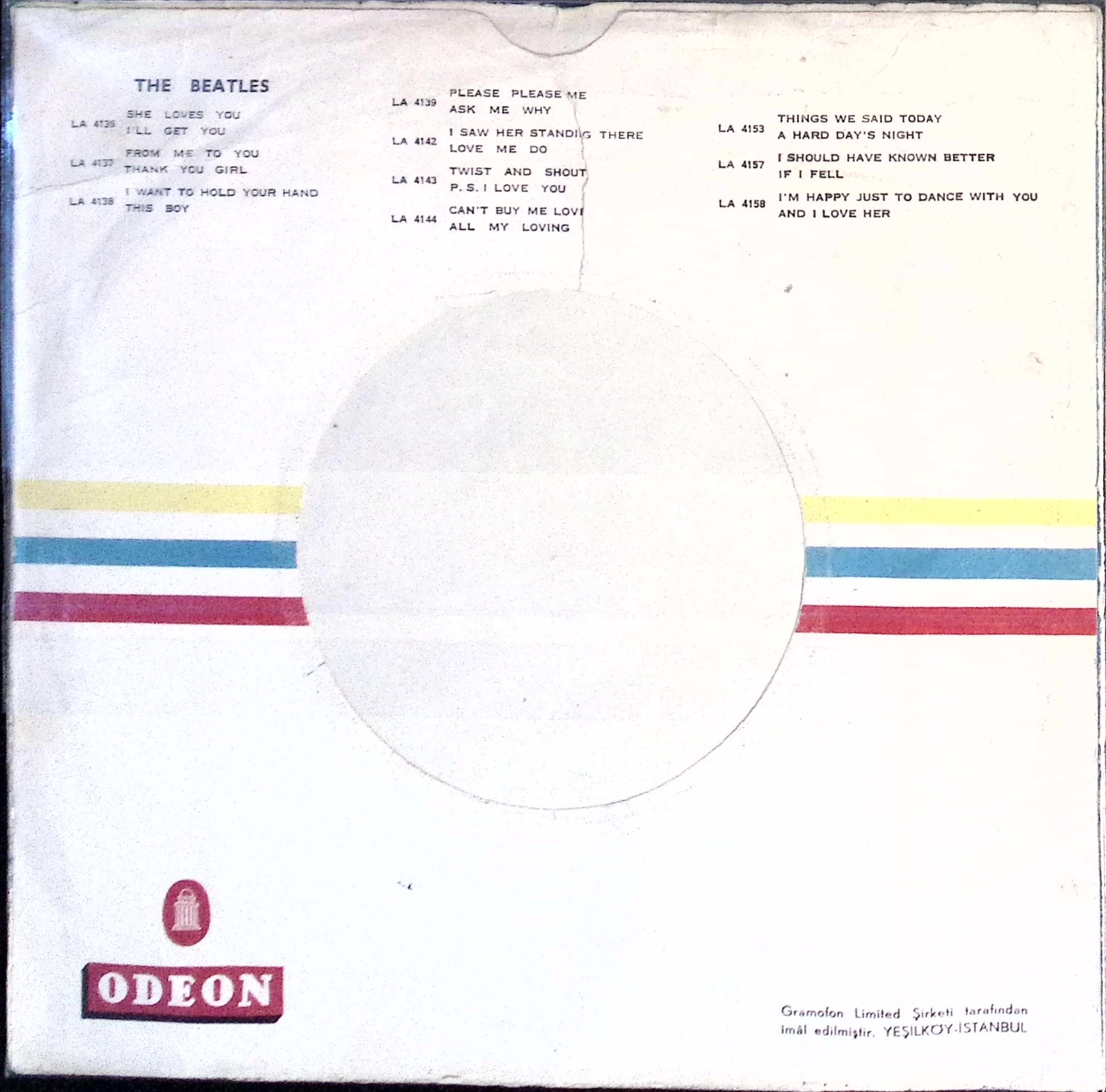 The Beatles - She Loves You / I’ll Get You (Turkey)