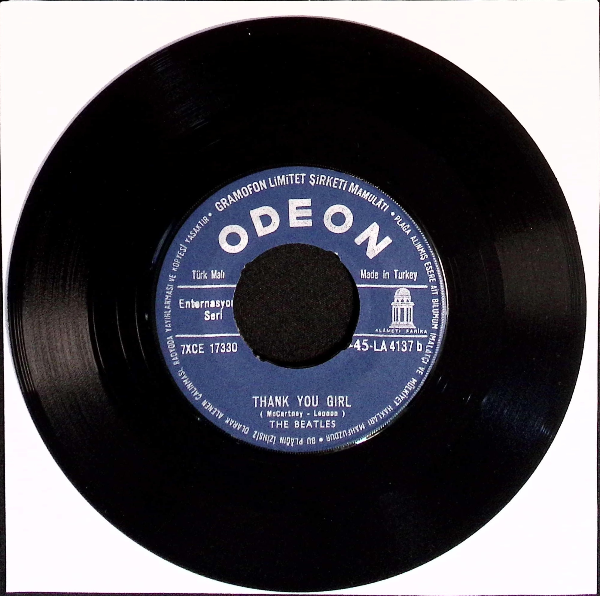 The Beatles - From Me To You / Thank You Girl (Turkey)
