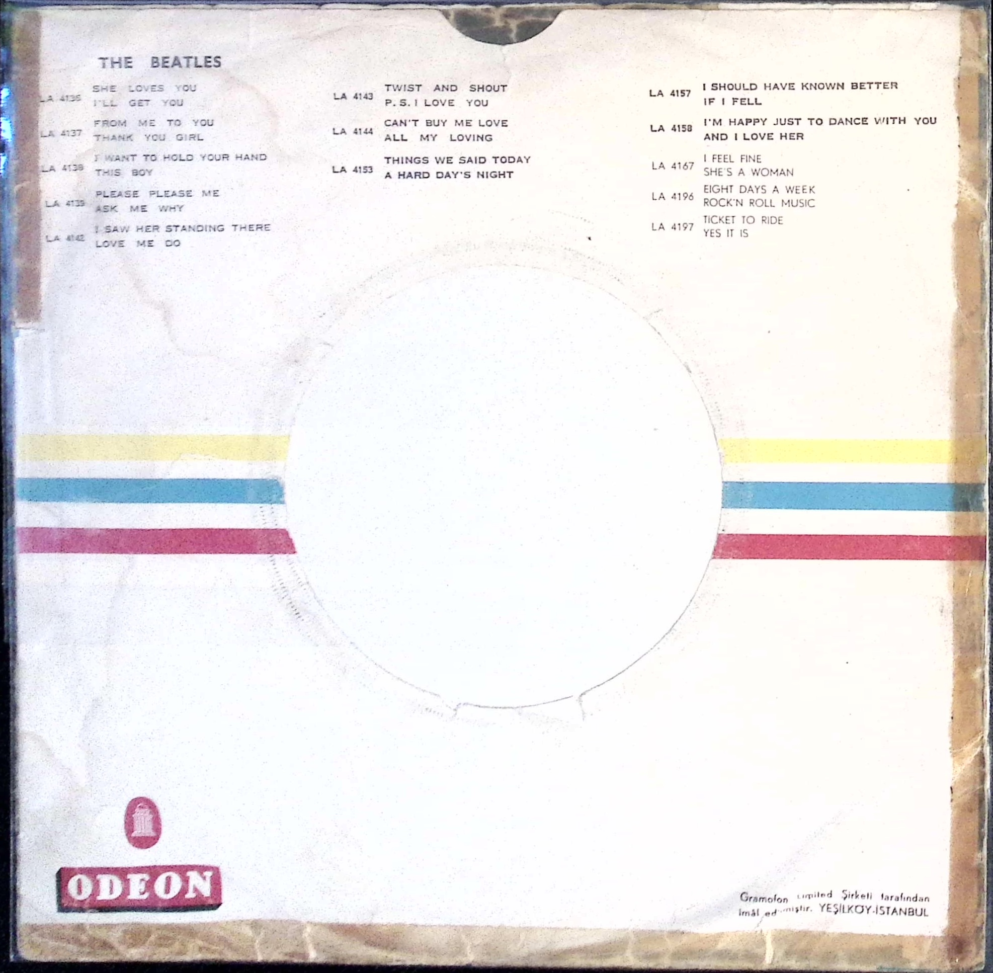 The Beatles - She Loves You / I’ll Get You (Turkey)