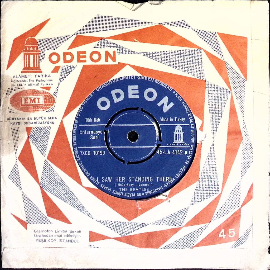 The Beatles - I Saw Her Standing There / Love Me Do (Turkey)