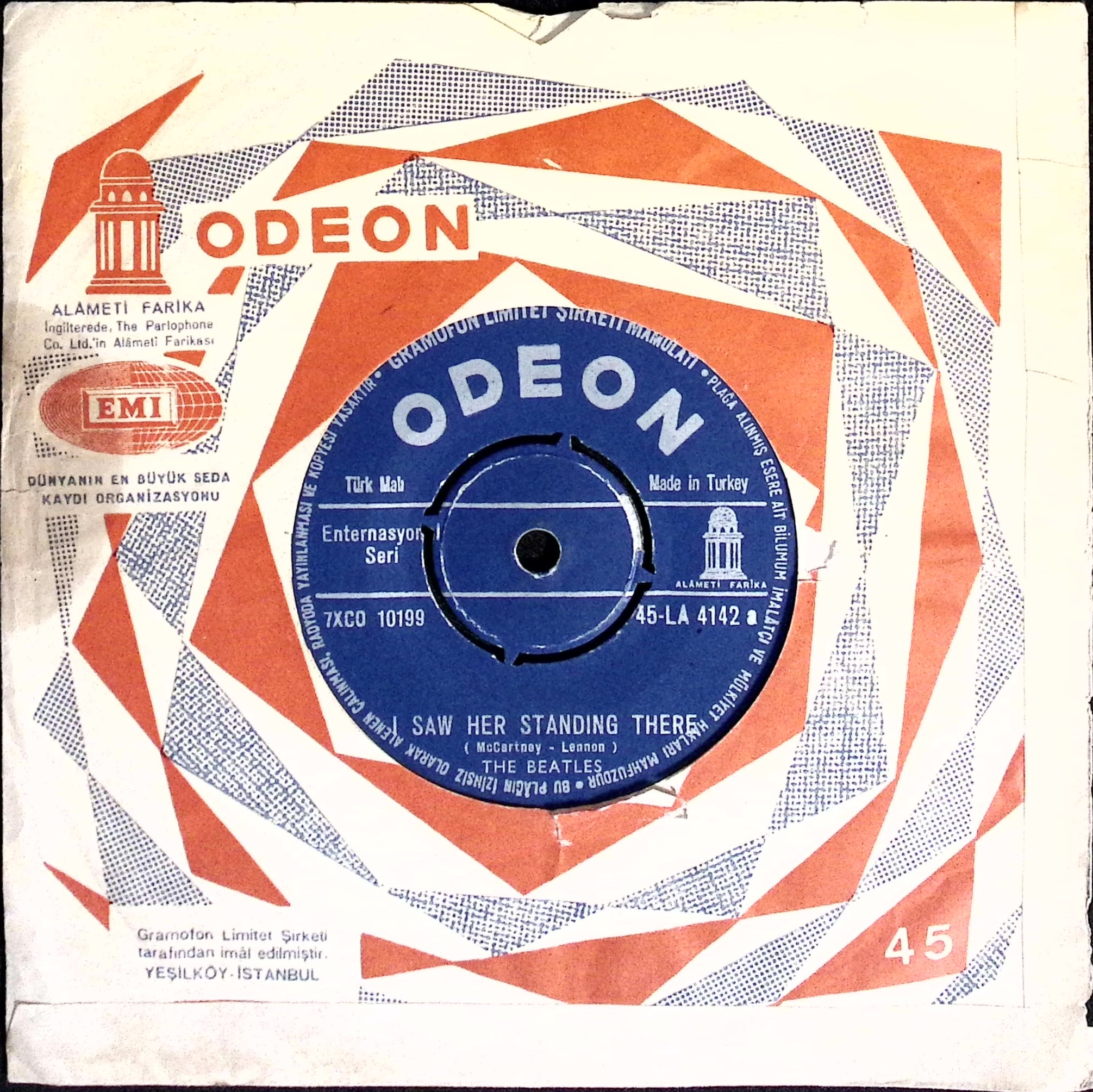 The Beatles - I Saw Her Standing There / Love Me Do (Turkey)