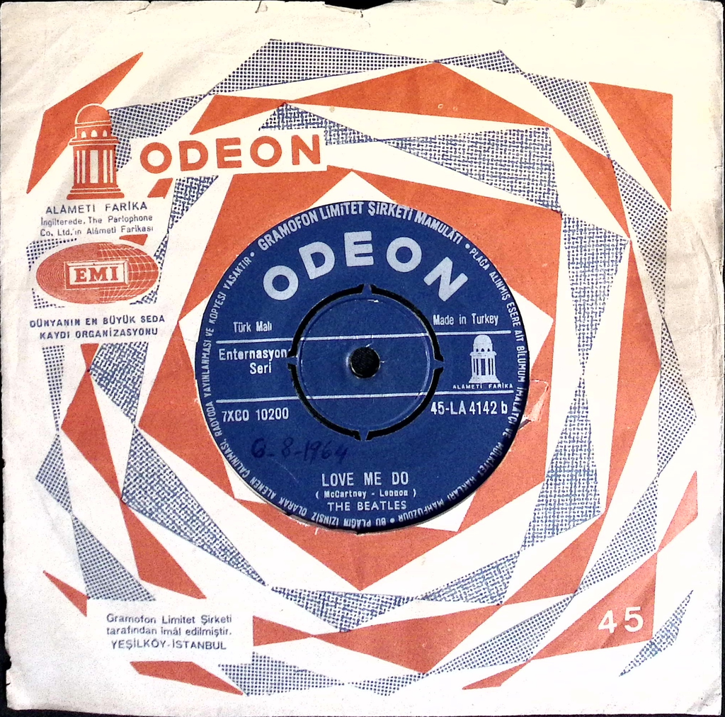 The Beatles - I Saw Her Standing There / Love Me Do (Turkey)