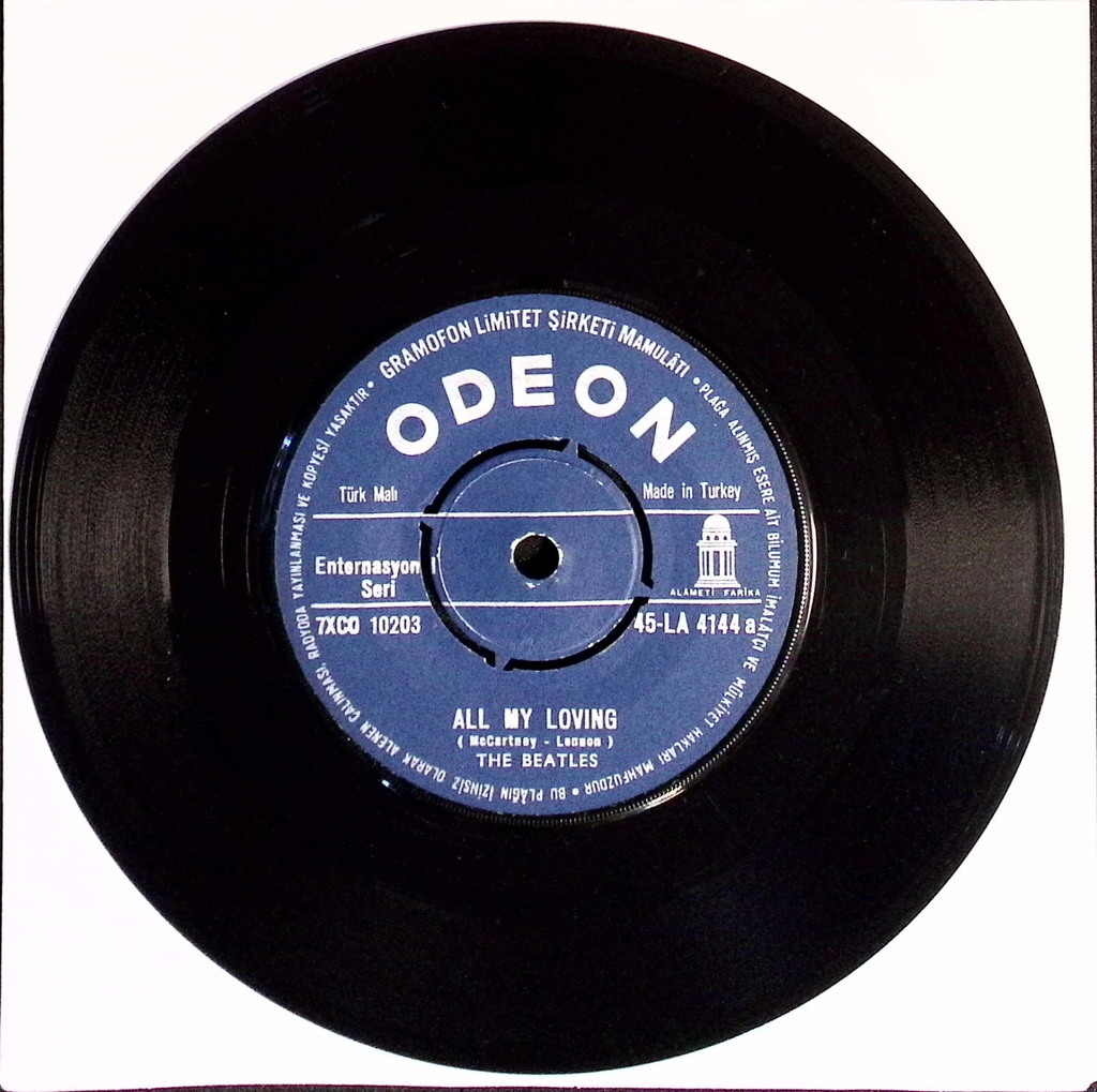 The Beatles - All My Loving / Can’t Buy Me Love (Turkey)