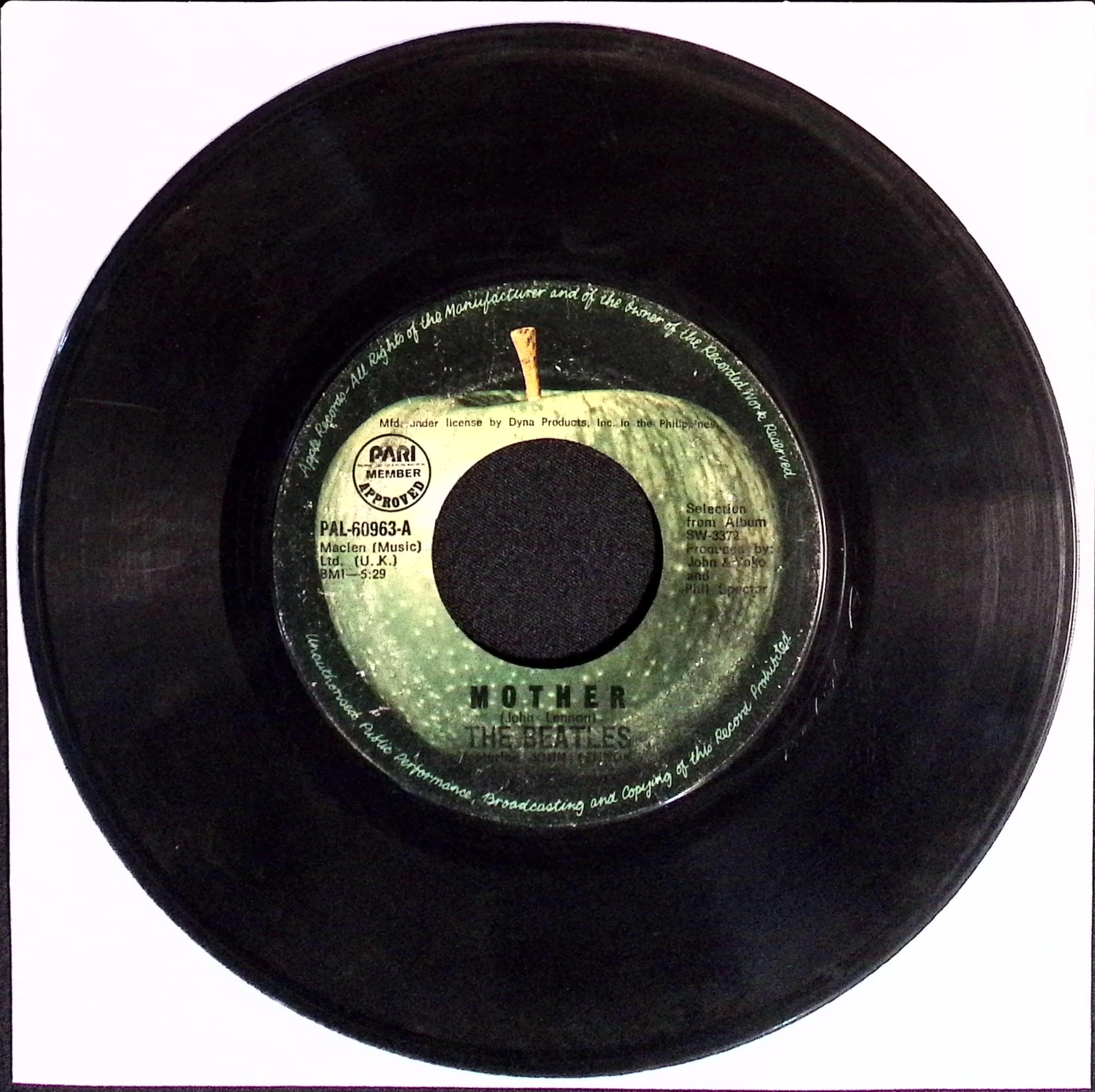 John Lennon (feat. The Beatles) - Mother / Isolation (Philippines)