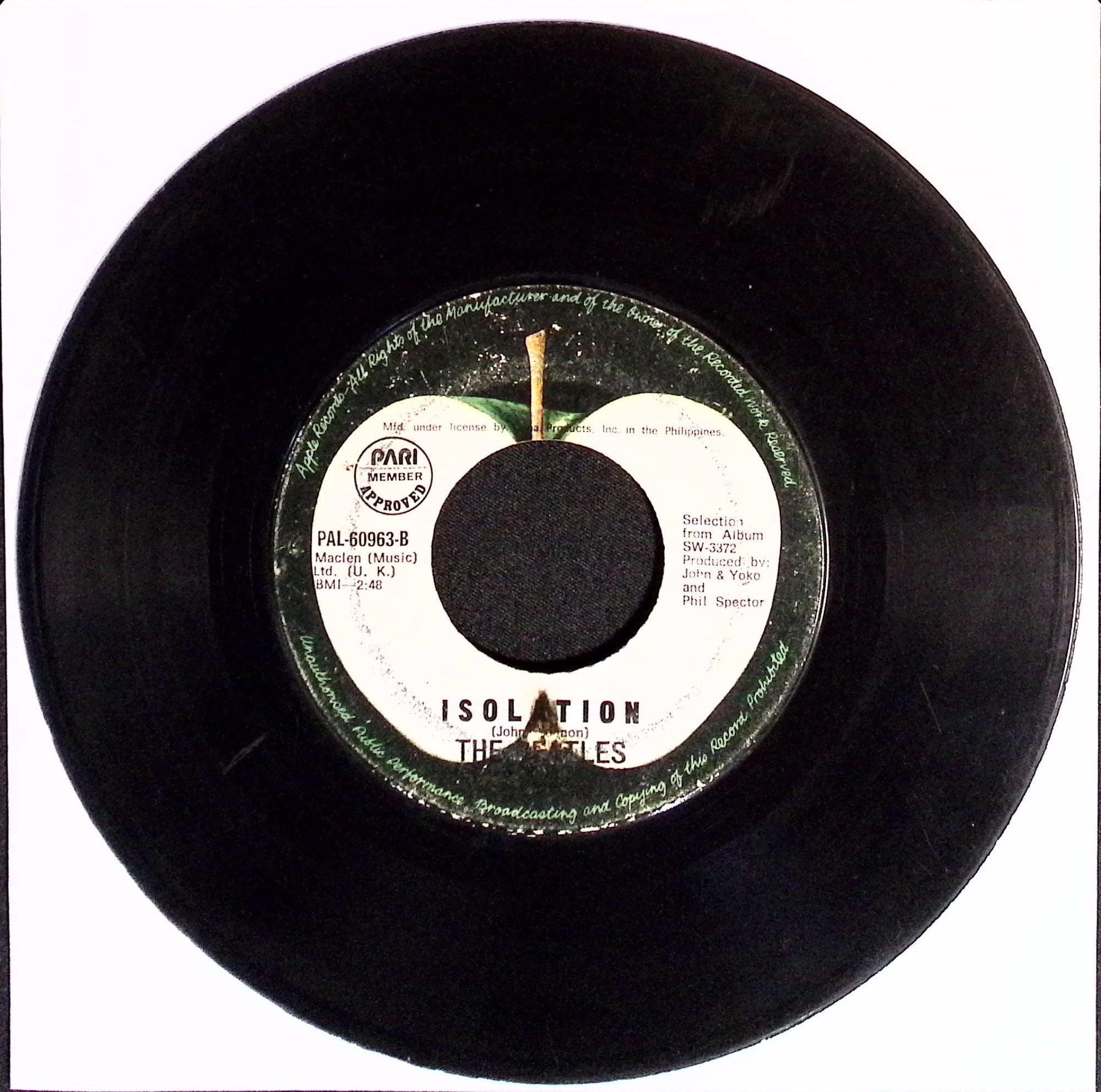 John Lennon (feat. The Beatles) - Mother / Isolation (Philippines)