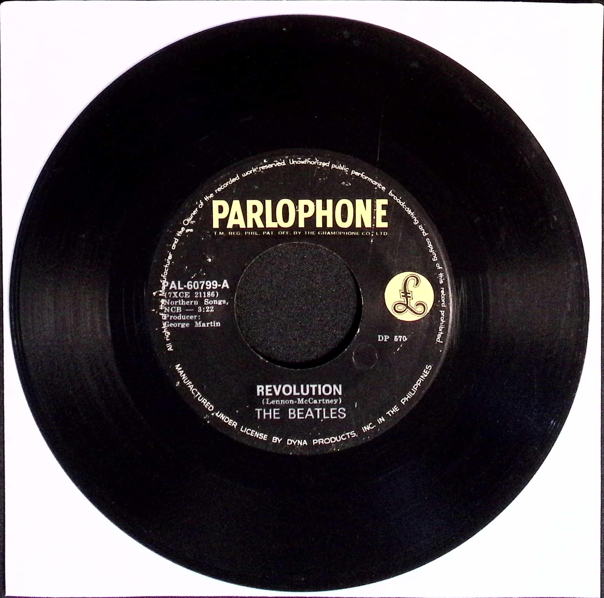 The Beatles - Hey Jude / Revolution (Philippines)