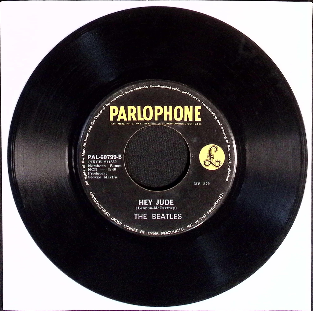 The Beatles - Hey Jude / Revolution (Philippines)