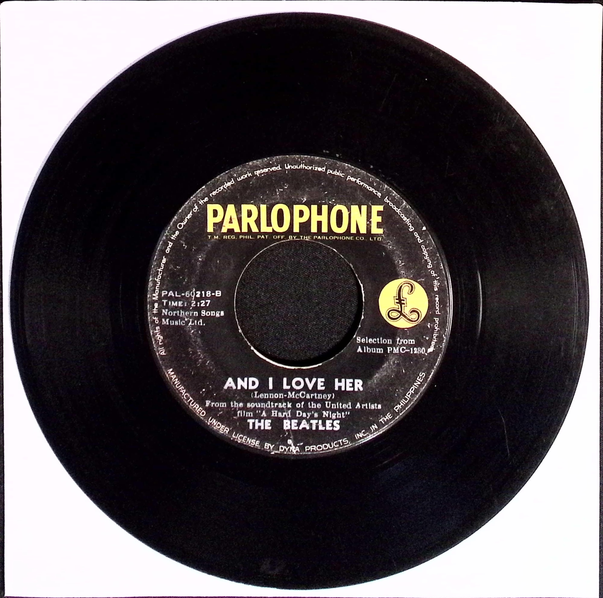 The Beatles - I Should Have Known Better / And I Love Her (Philippines)