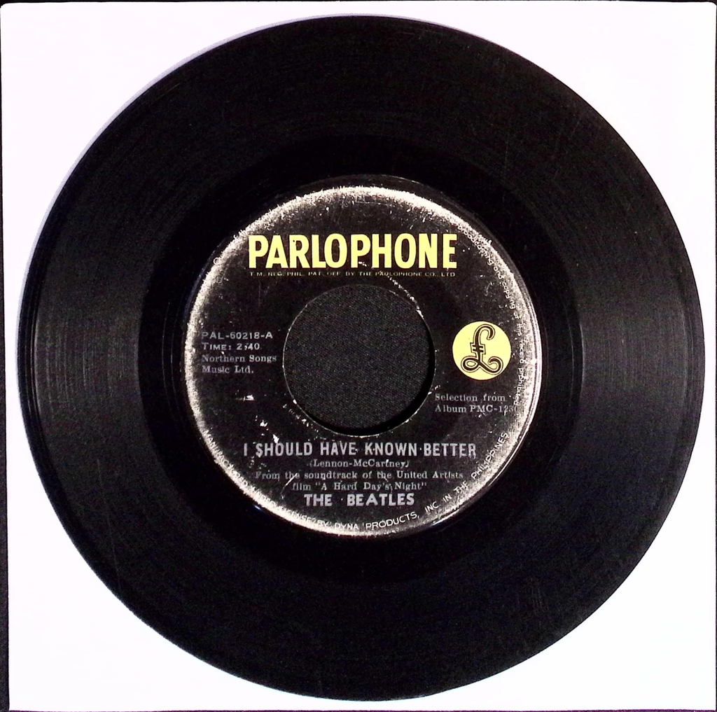 The Beatles - I Should Have Known Better / And I Love Her (Philippines)