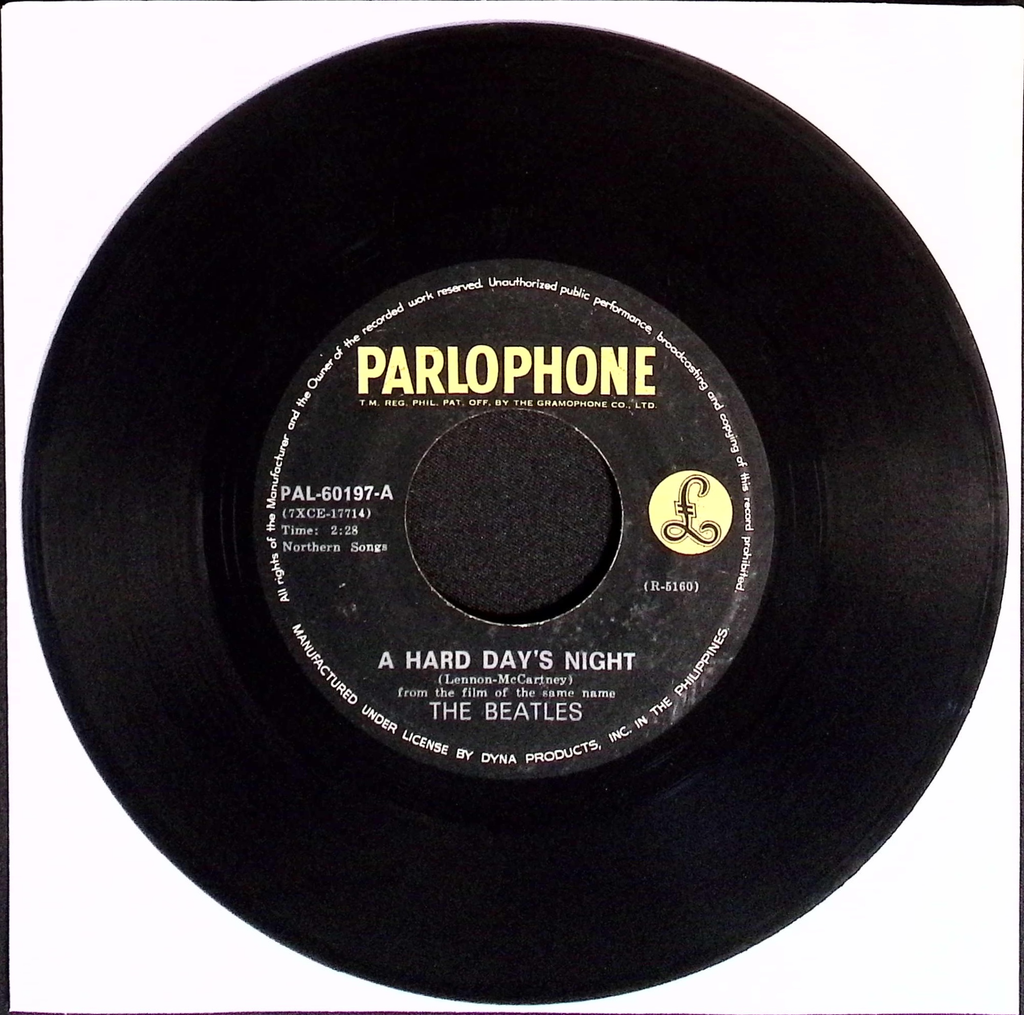 The Beatles - A Hard Day’s Night / Things We Said Today (Philippines)