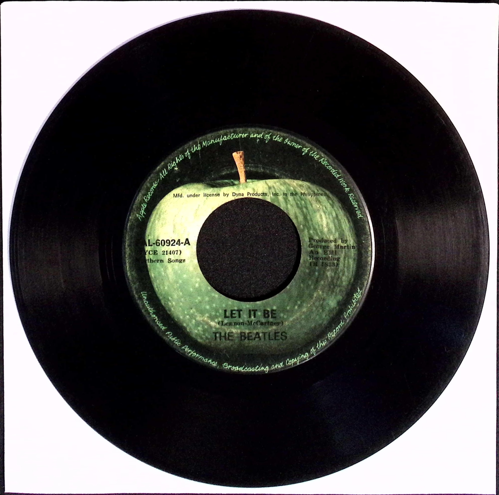 The Beatles - Let It Be / You Know My Name (Look Up the Number) (Philippines)