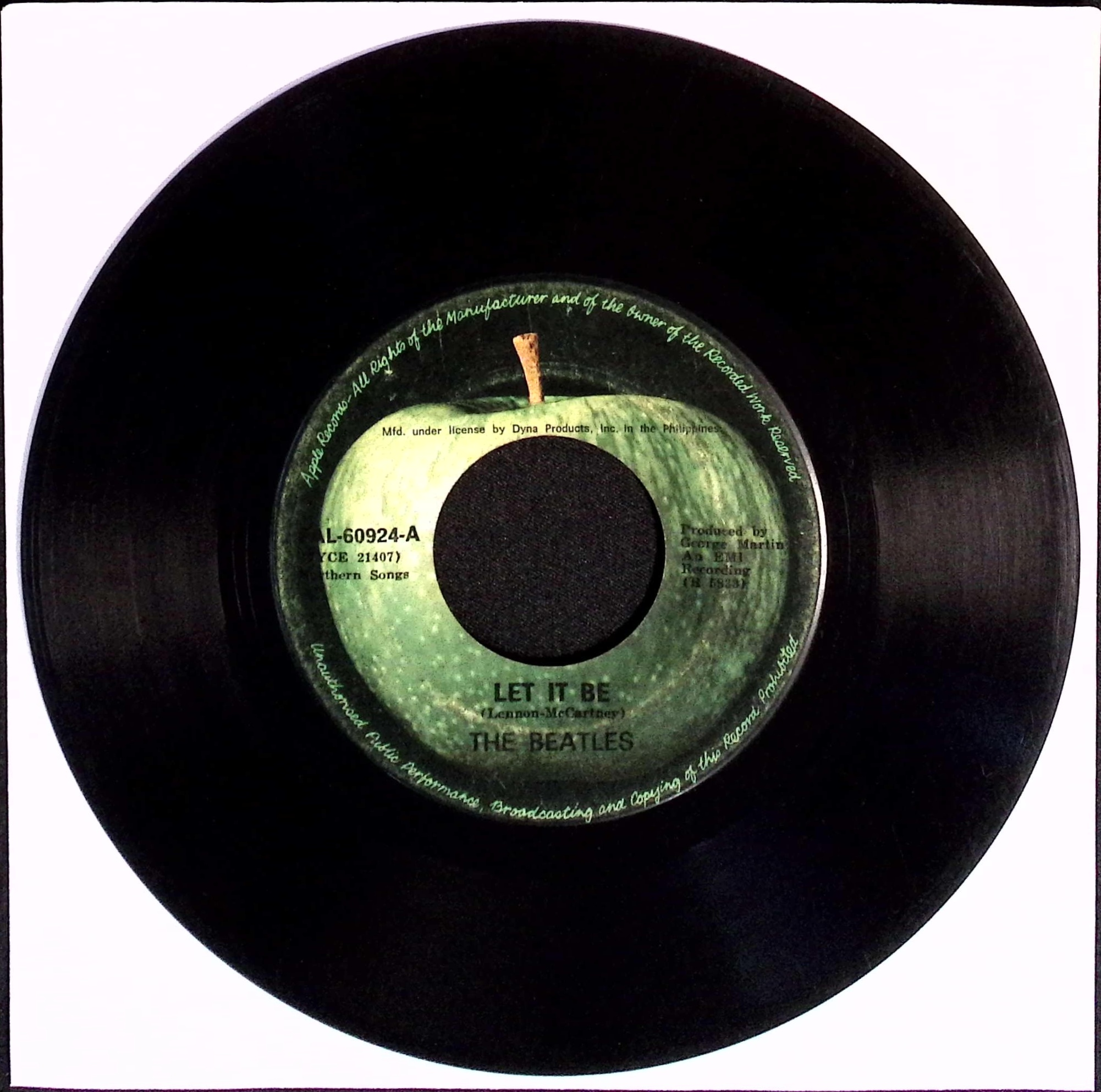 The Beatles - Let It Be / You Know My Name (Look Up the Number) (Philippines)