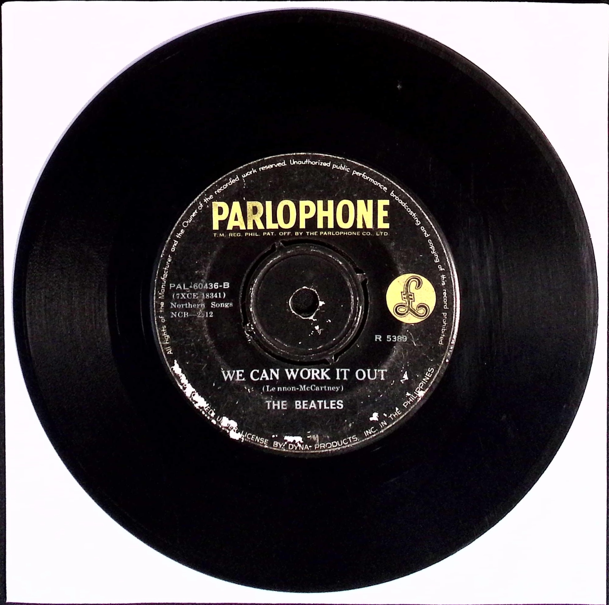 The Beatles - We Can Work It Out / Day Tripper (Philippines)