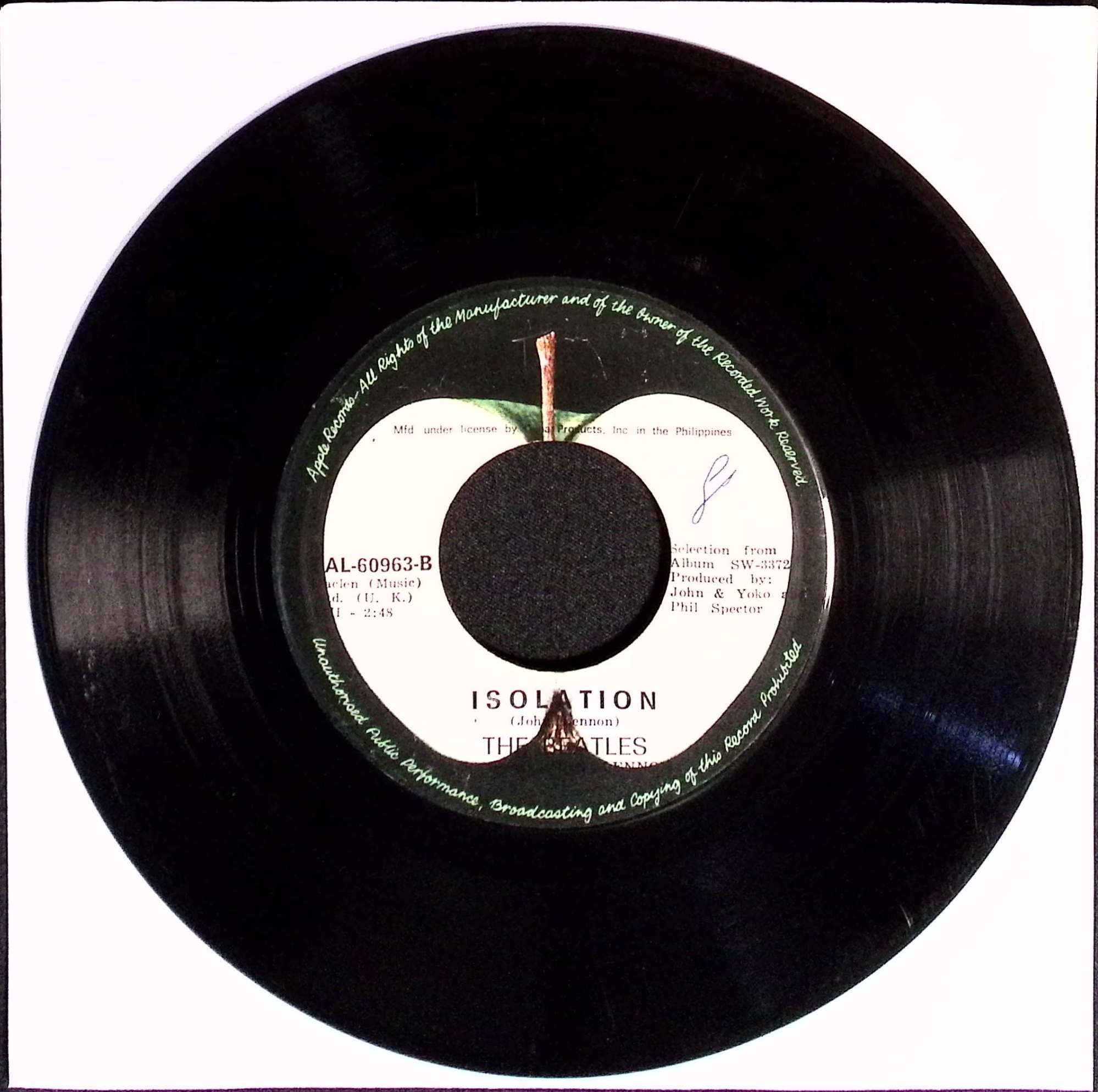 John Lennon (feat. The Beatles) - Mother / Isolation (Philippines)