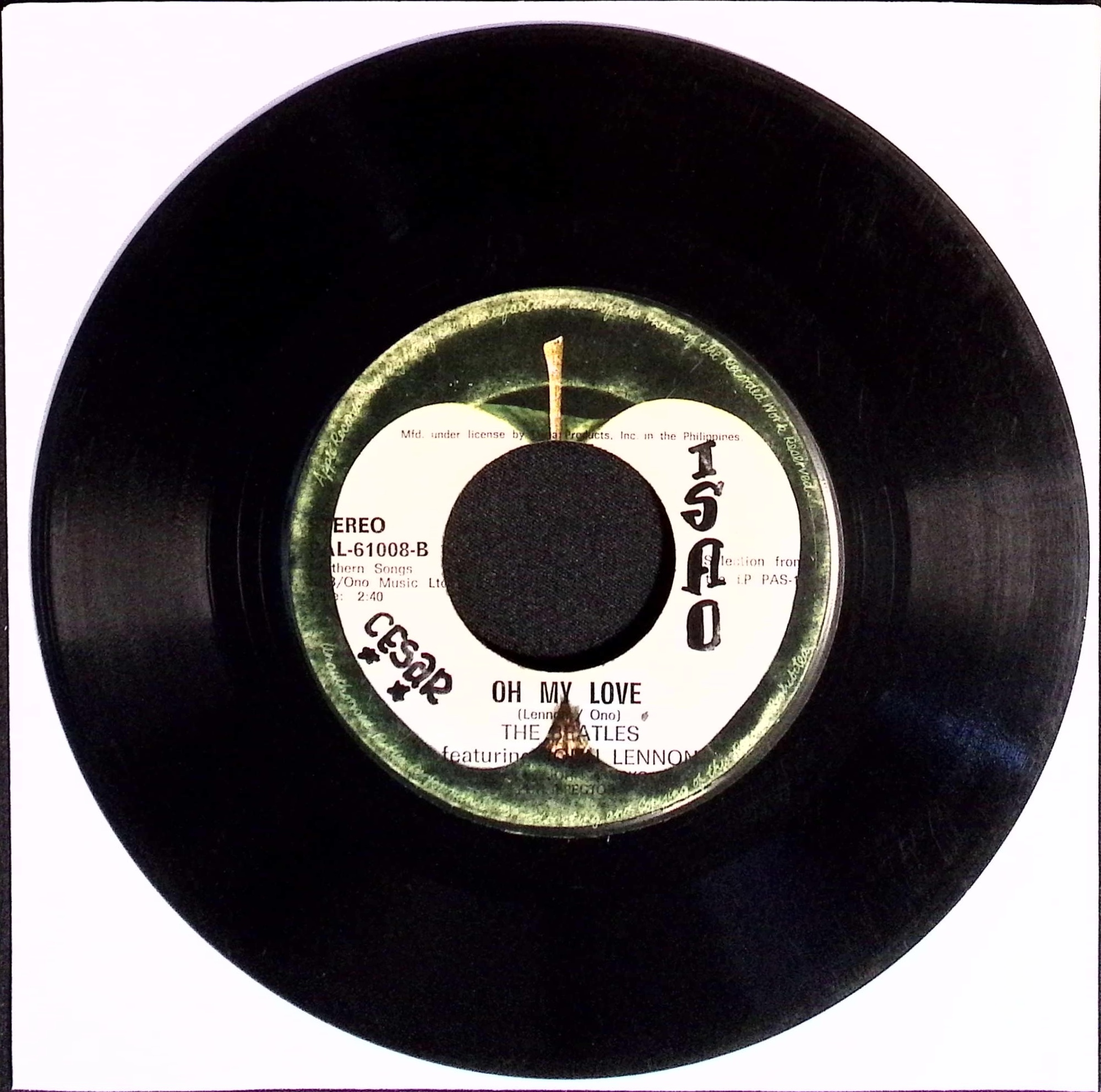 John Lennon (feat. The Beatles) - Imagine / Oh My Love (Philippines)