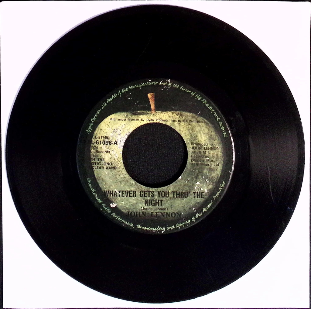John Lennon - Whatever Gets You Thru The Night / Beef Jerky (Philippines)
