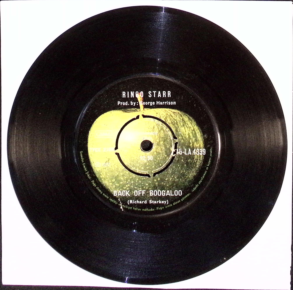 Ringo Starr - Back Off Boogaloo / Blindman (Turkey)