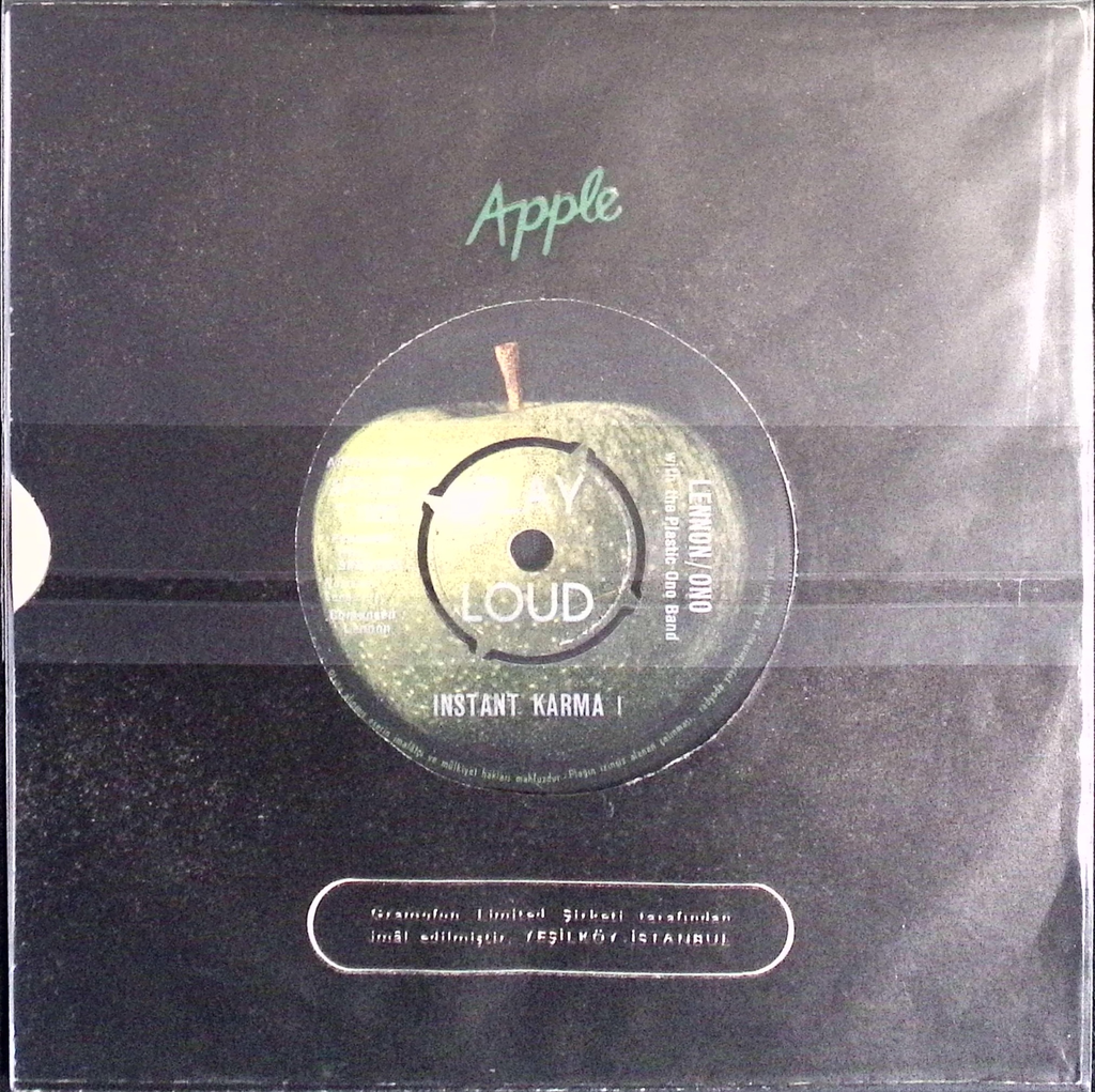 John Lennon - Instant Karma / Who Has Seen The Wind (Turkey)