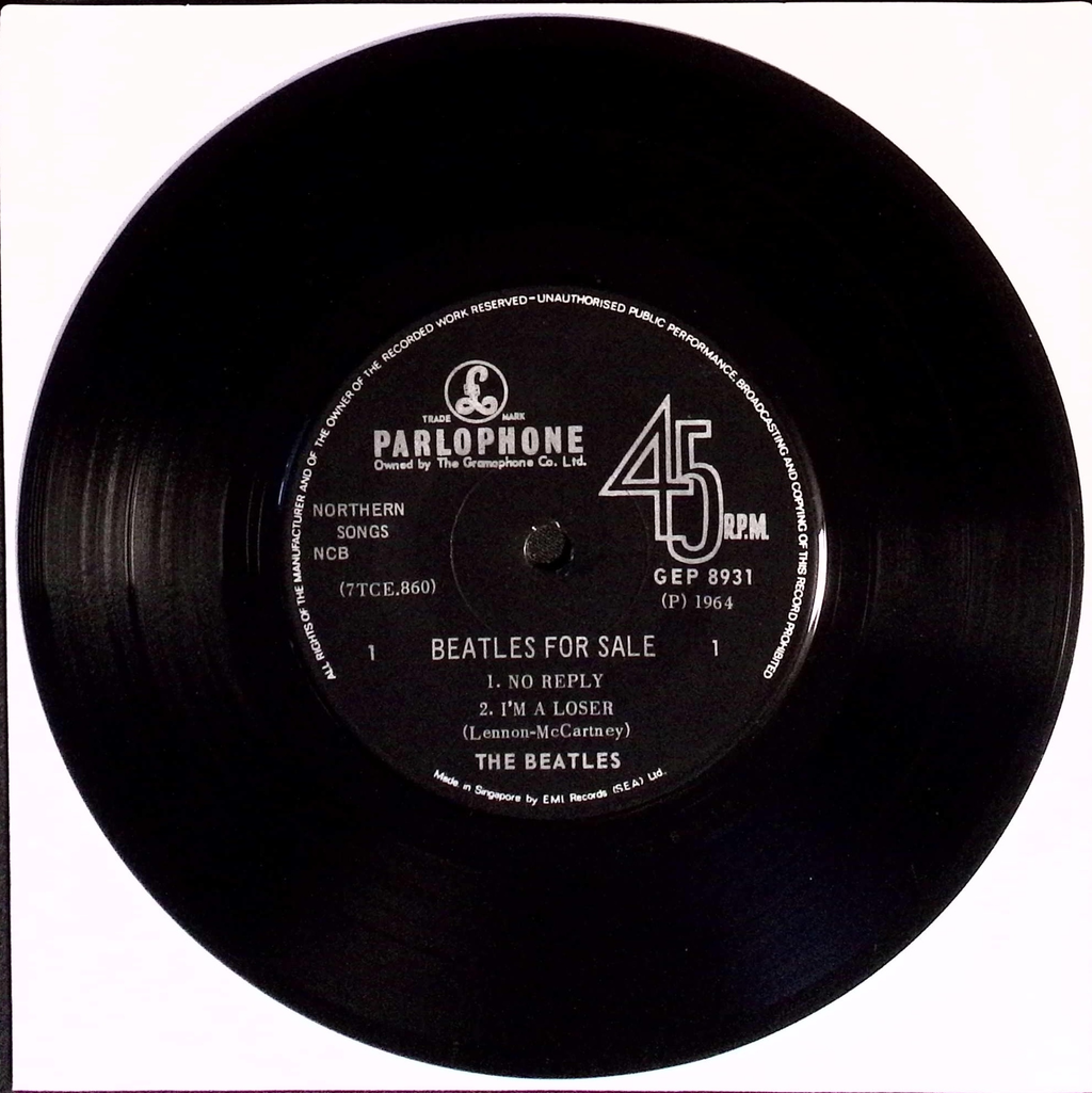 The Beatles - Beatles For Sale (EP) (Singapore)