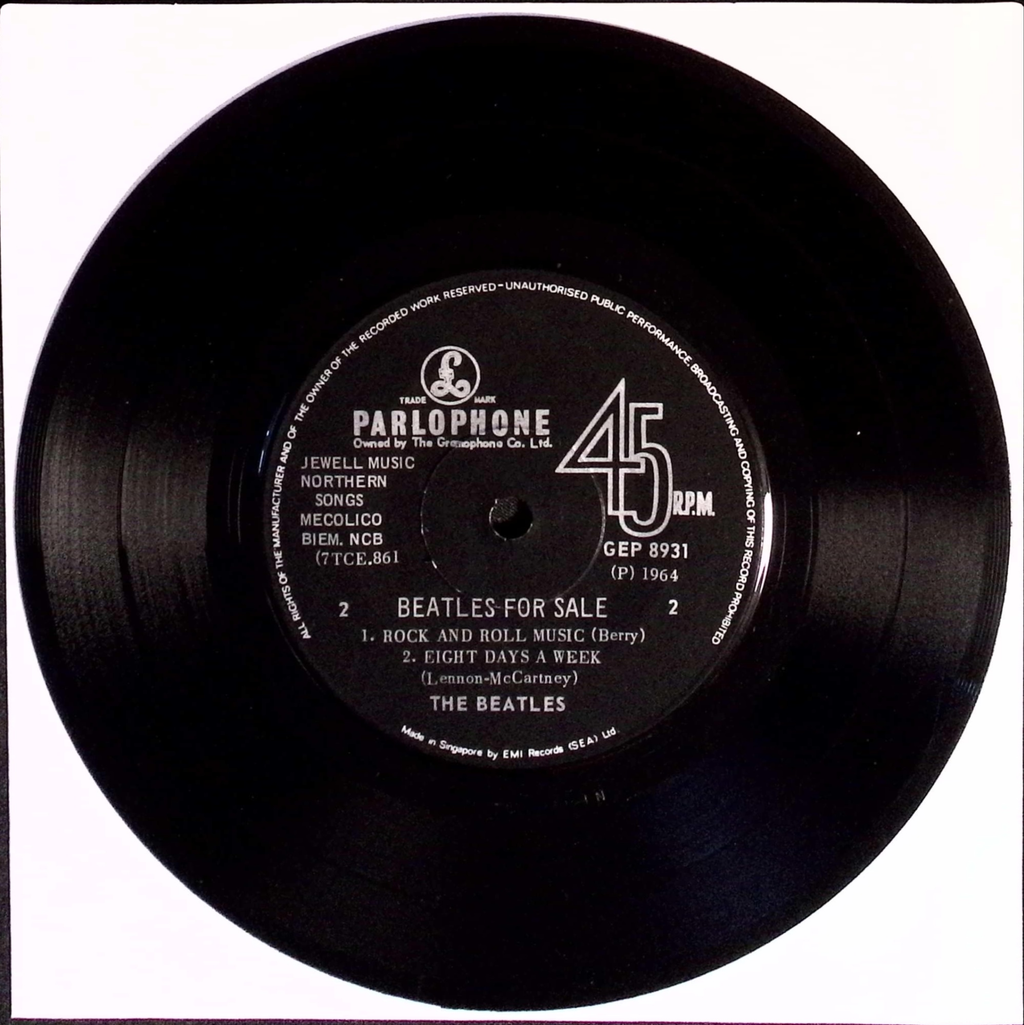 The Beatles - Beatles For Sale (EP) (Singapore)