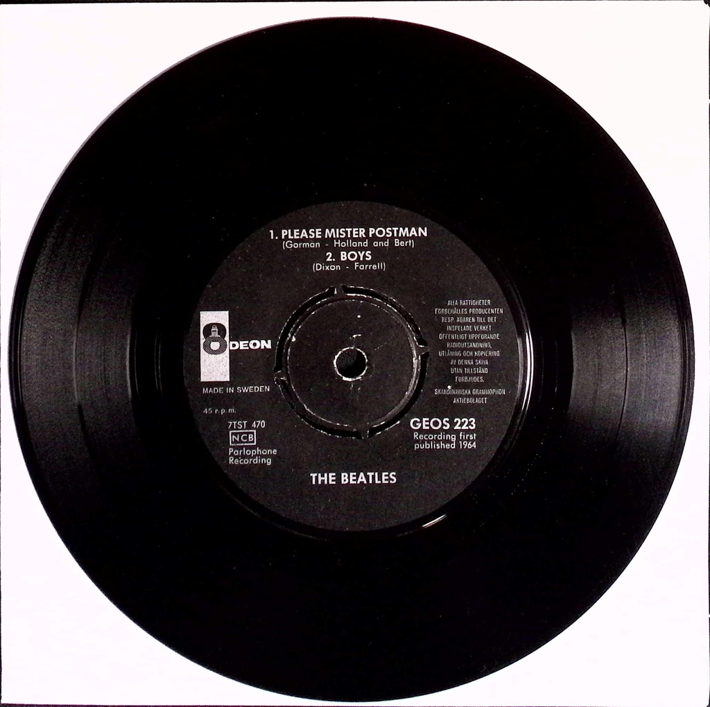 The Beatles - She Loves You (Sweden)