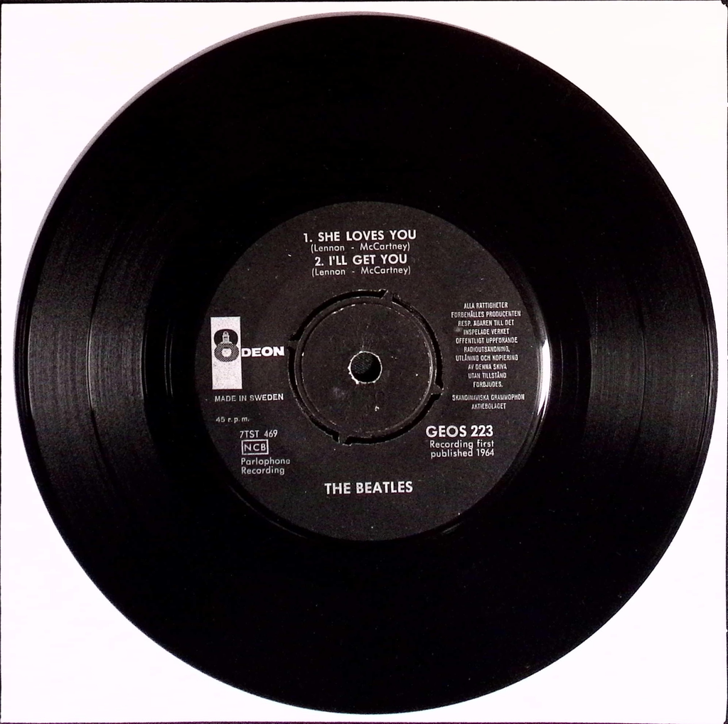 The Beatles - She Loves You (Sweden)