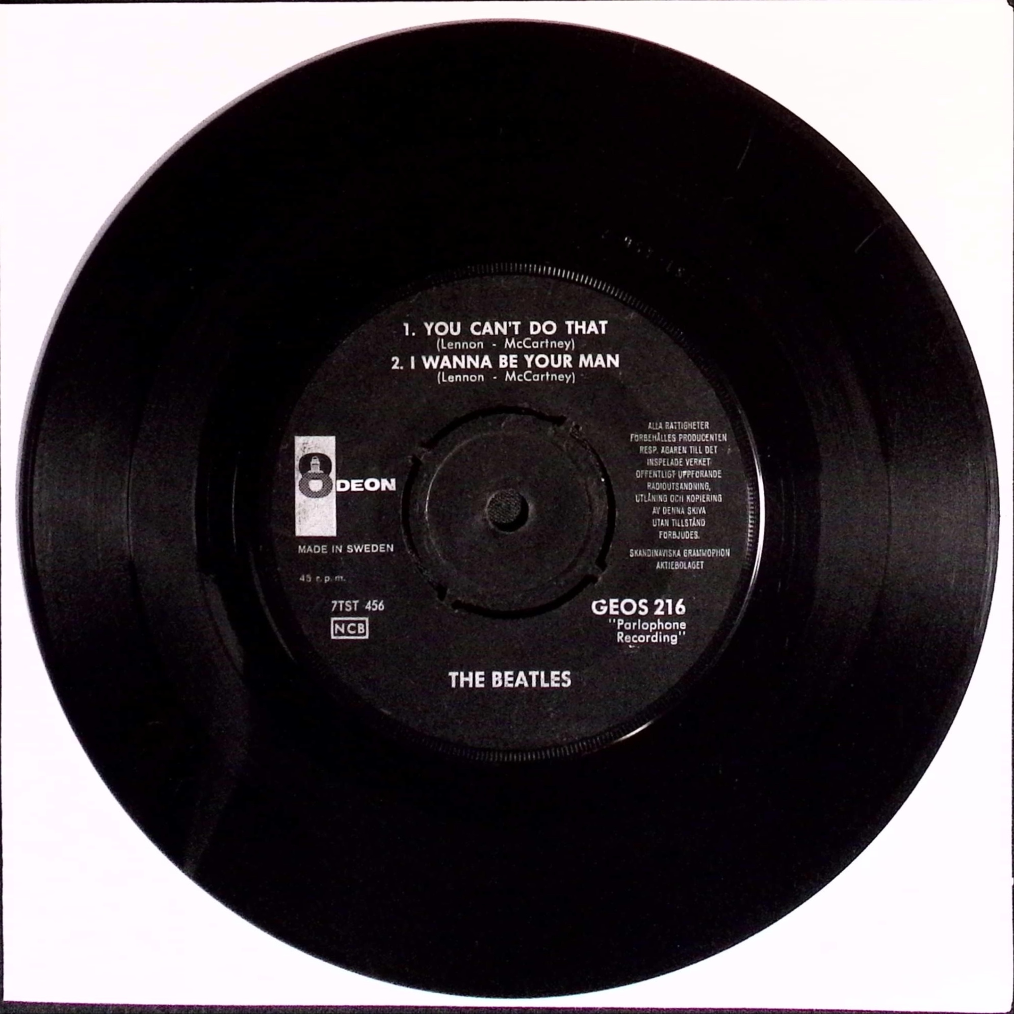 The Beatles - Can't Buy Me Love (Sweden)