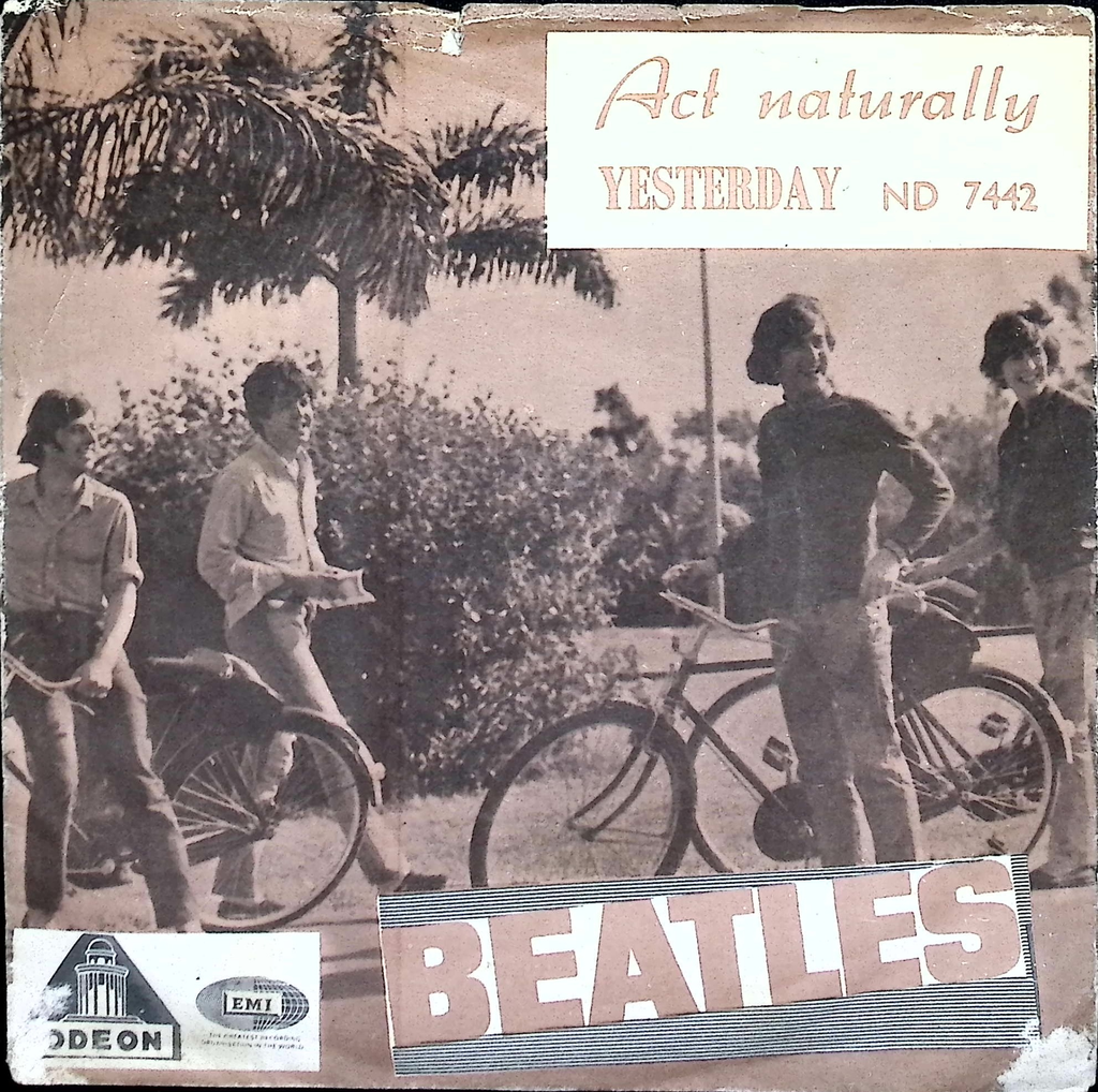 The Beatles - Act naturally / Yesterday (Norway)
