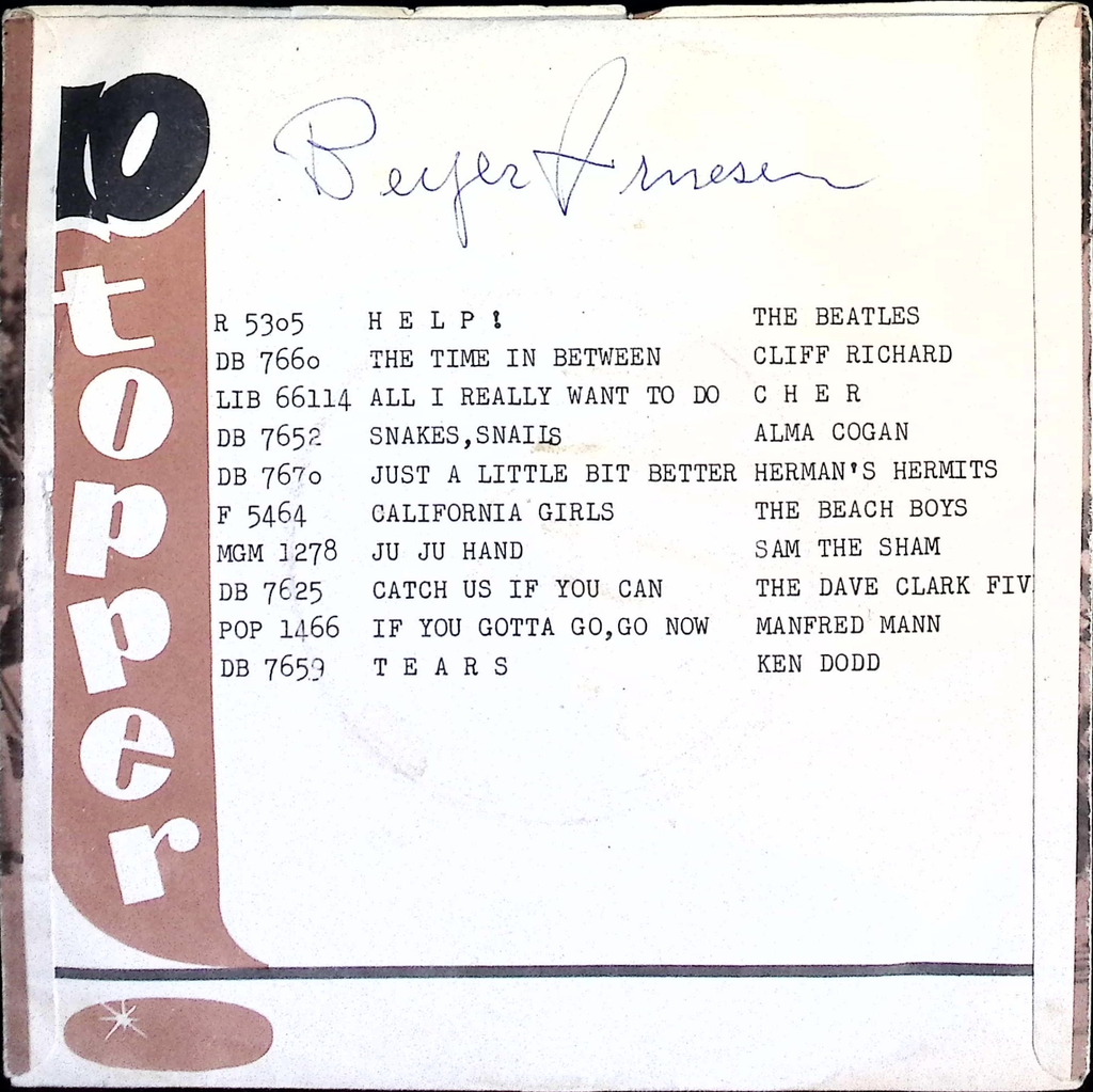 The Beatles - Act naturally / Yesterday (Norway)